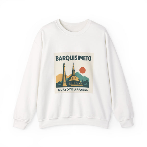Barquisimeto Landmark Sweatshirt — Retro Cityscape Guayoyo Apparel