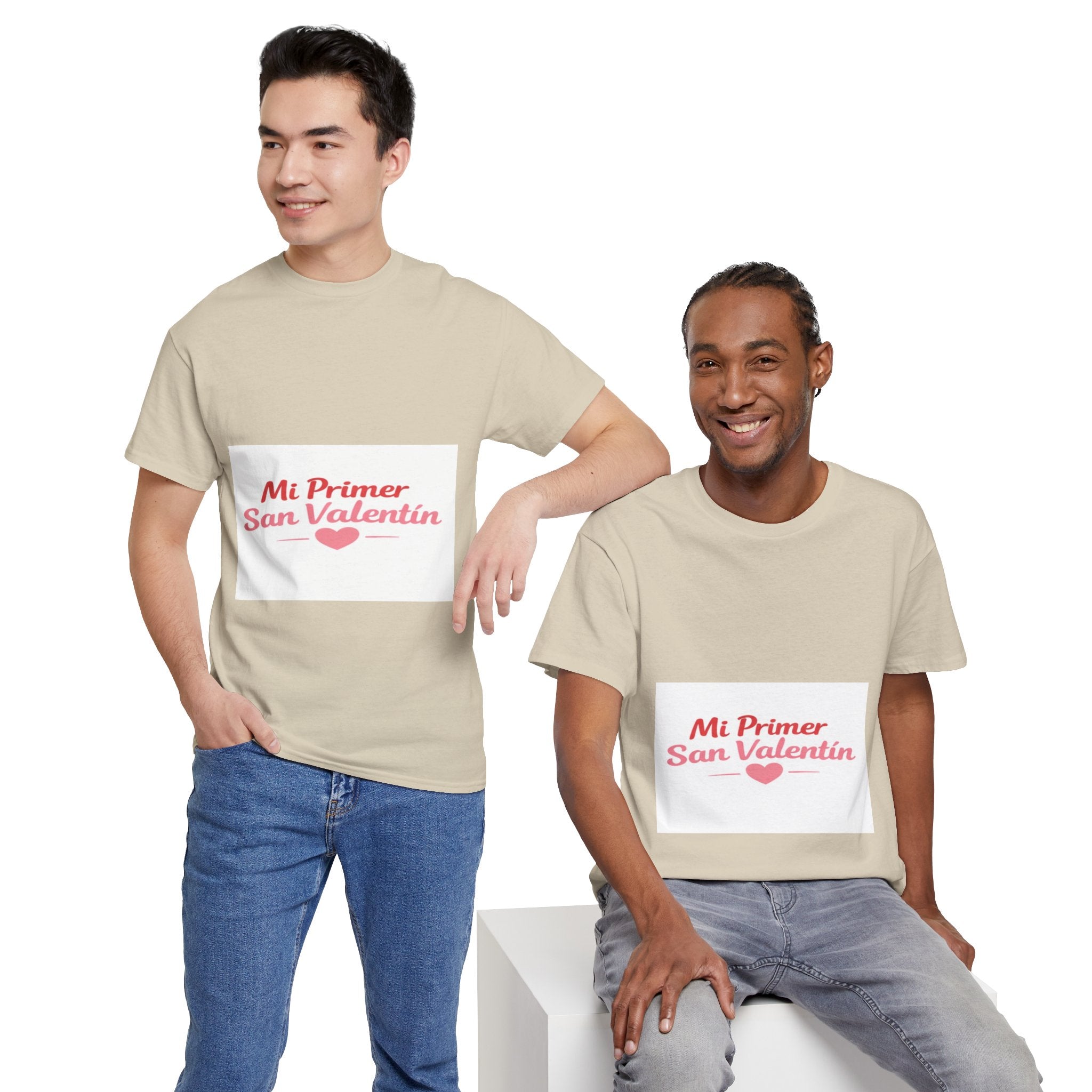 T-Shirt — "Mi Primer San Valentín"  First Valentine Pink Heart