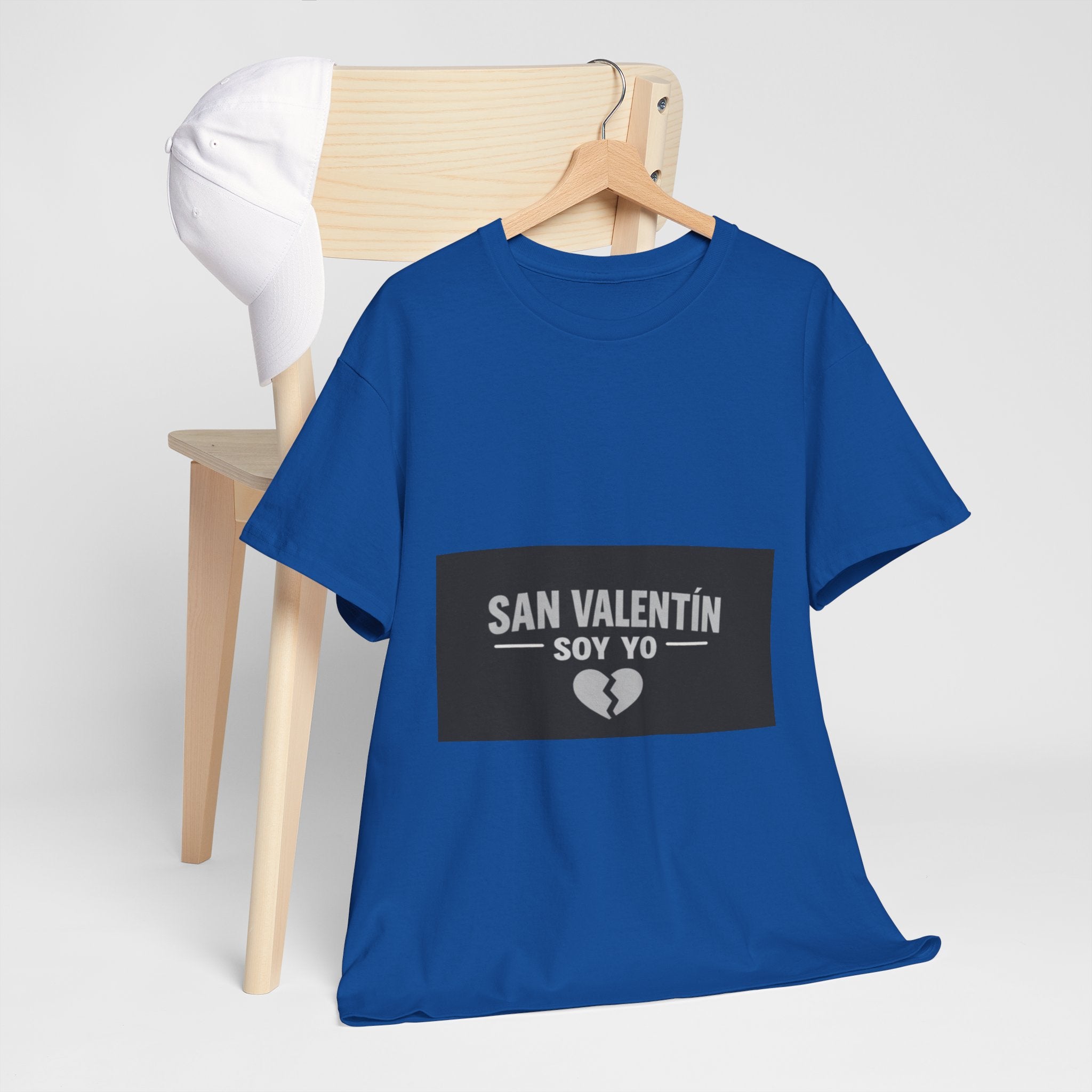 Valentine Soy Yo T-Shirt — "San Valentín Soy Yo" Broken Heart Tee