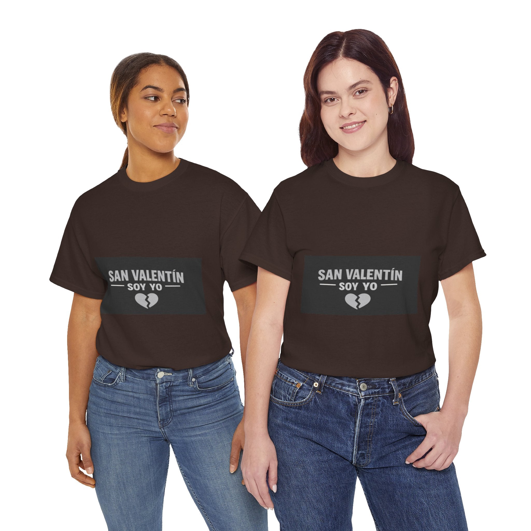 Valentine Soy Yo T-Shirt — "San Valentín Soy Yo" Broken Heart Tee