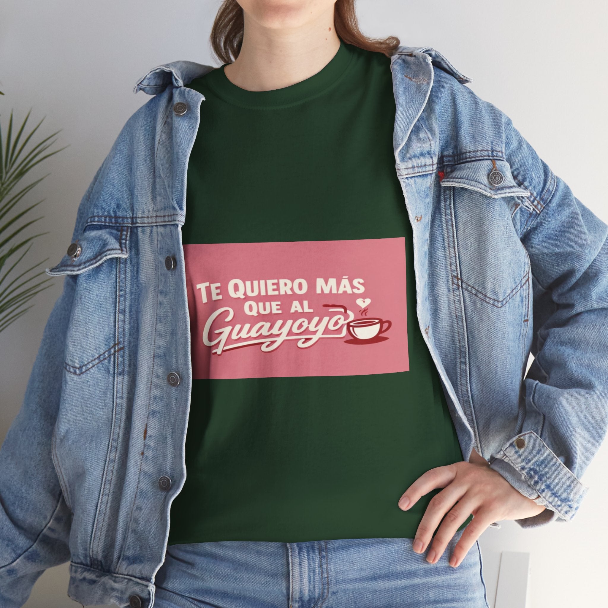 Te Quiero Más Que Al Guayoyo T-Shirt — Spanish Coffee Lover Tee