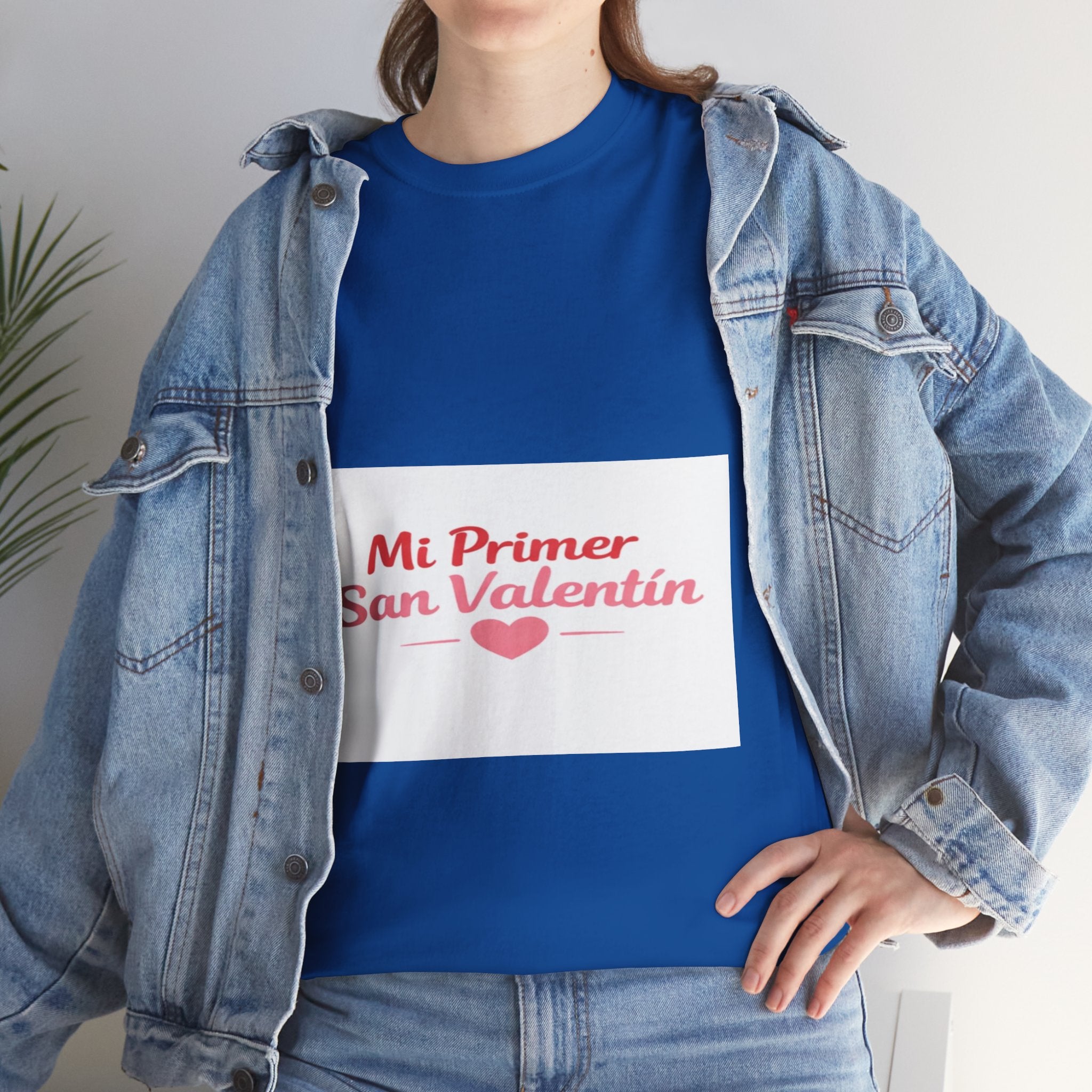 T-Shirt — "Mi Primer San Valentín"  First Valentine Pink Heart