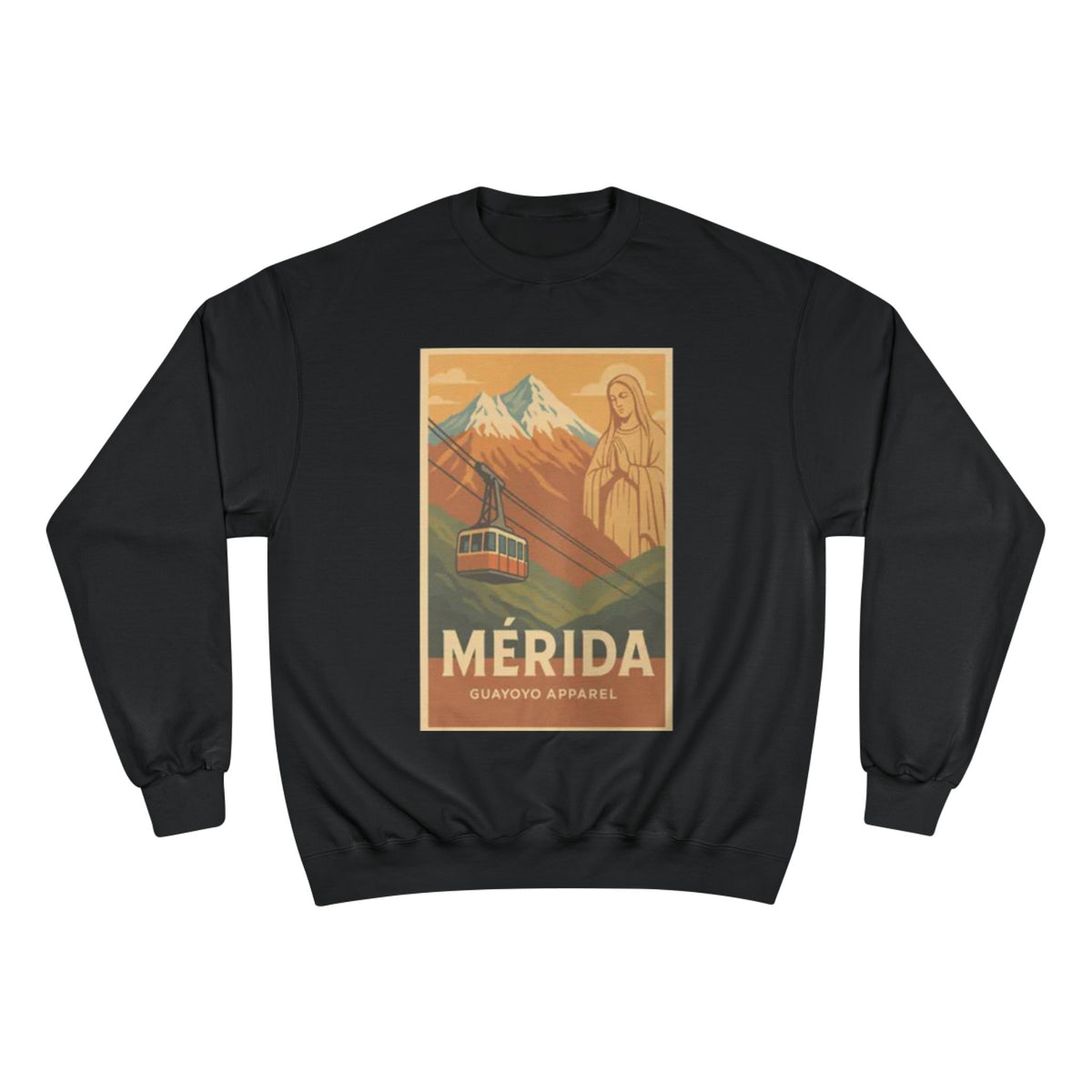 Mérida Retro Travel Sweatshirt — Vintage Mountain Cable Car Graphic