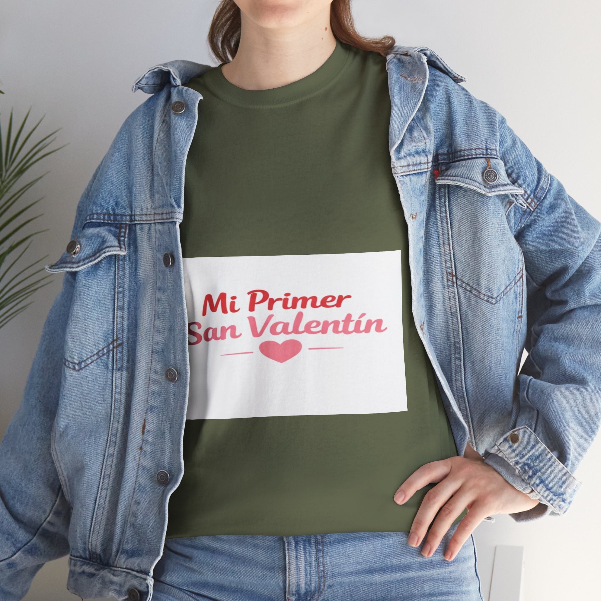 T-Shirt — "Mi Primer San Valentín"  First Valentine Pink Heart