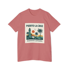 Puerto La Cruz Lighthouse T-Shirt — Retro Beach Graphic Tee by Guayoyo Apparel