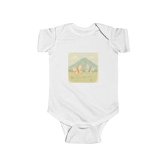 Infant Bodysuit — Pastel Mountain Butterfly Baby Onesie