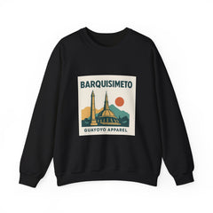 Barquisimeto Landmark Sweatshirt — Retro Cityscape Guayoyo Apparel