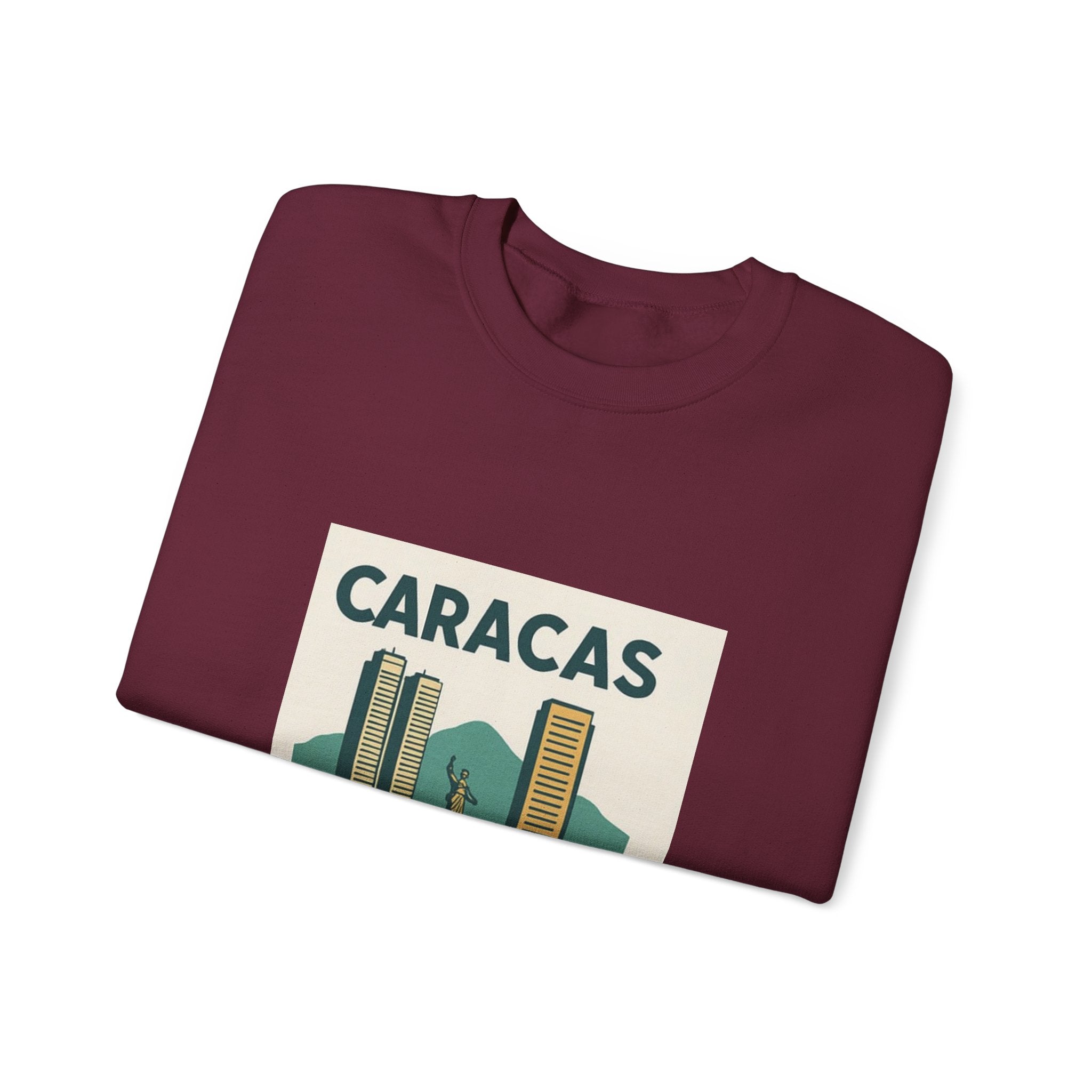 Caracas Vintage Skyline Sweatshirt — Guayoyo Apparel Crewneck