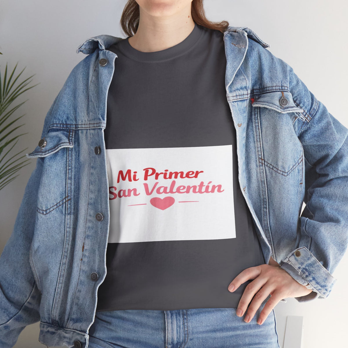 T-Shirt — "Mi Primer San Valentín"  First Valentine Pink Heart