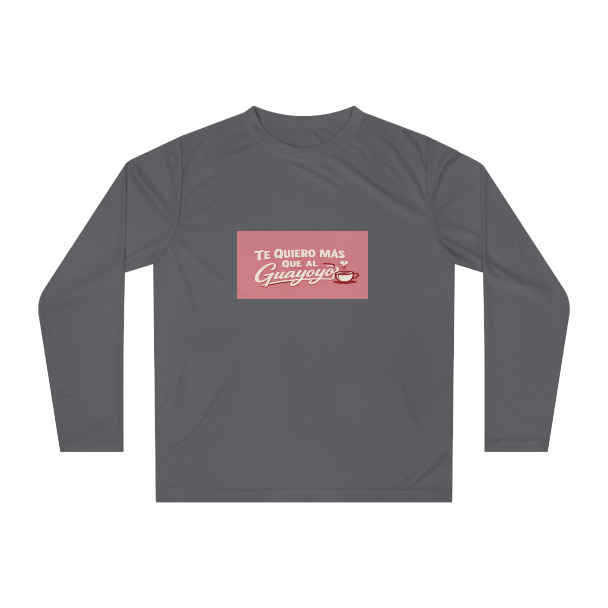 Long Sleeve Shirt — "Te Quiero Más Que al Guayoyo" Spanish Coffee Lover Tee