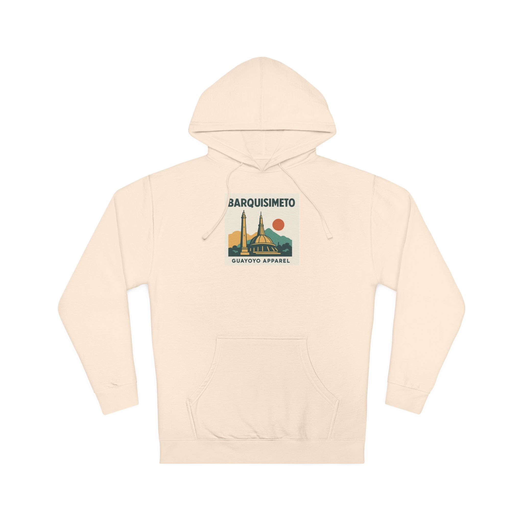 Barquisimeto Retro Skyline Hoodie — Venezuela Travel Vintage Graphic Hooded Sweatshirt