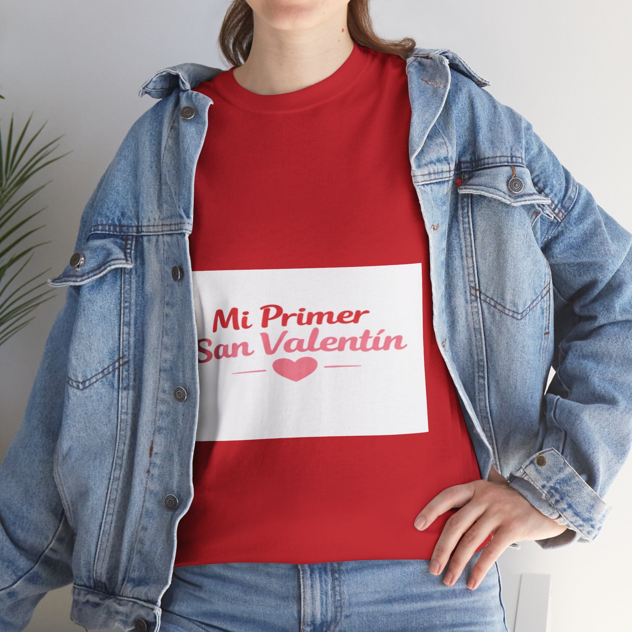 T-Shirt — "Mi Primer San Valentín"  First Valentine Pink Heart