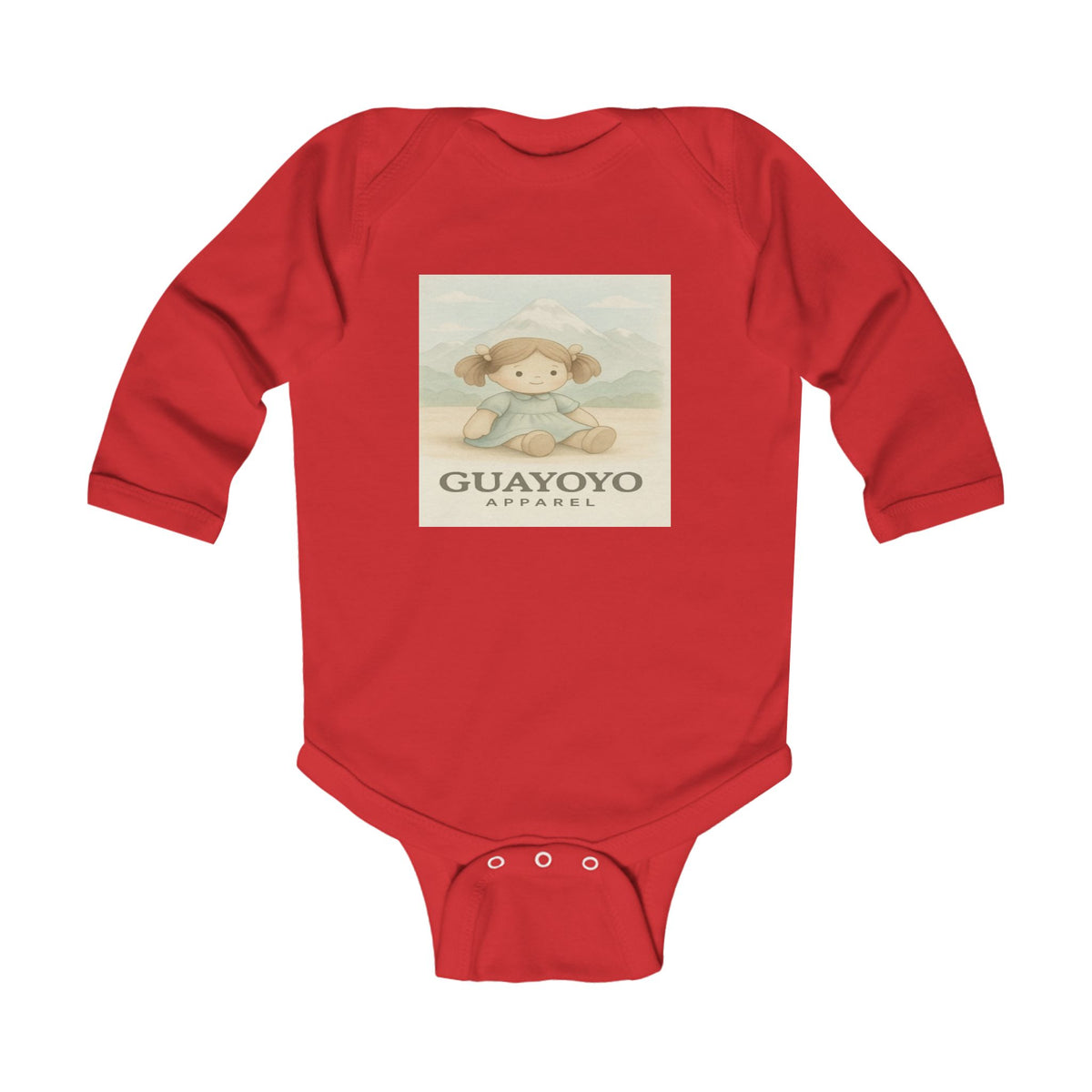 Infant Bodysuit - Cute Guayoyo Bear Graphic Baby Onesie