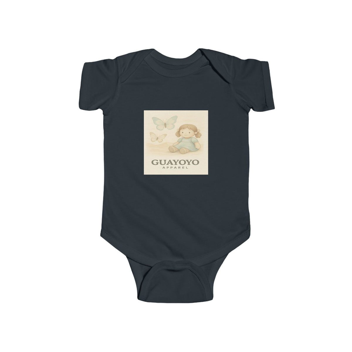 Vintage Baby Bodysuit – 'GUAYOYO' Nursery Art Onesie