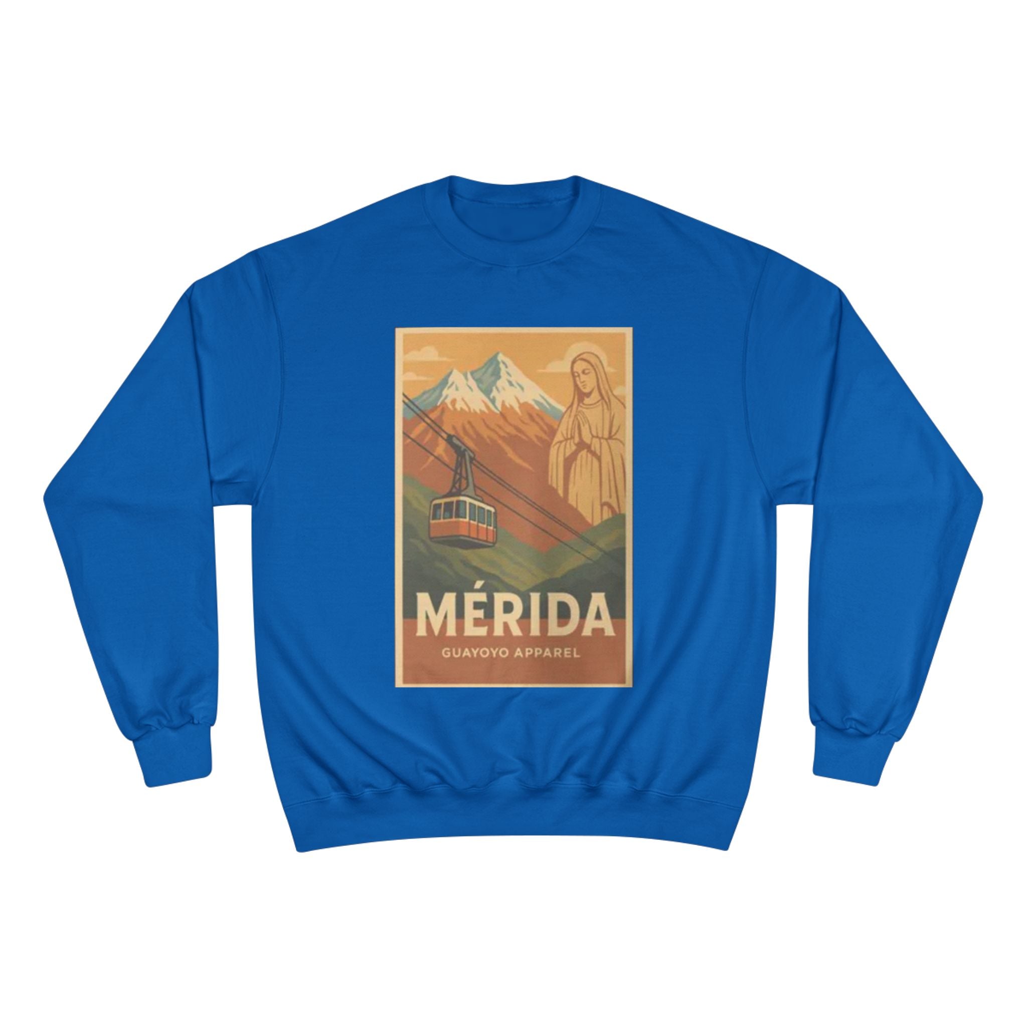 Mérida Retro Travel Sweatshirt — Vintage Mountain Cable Car Graphic