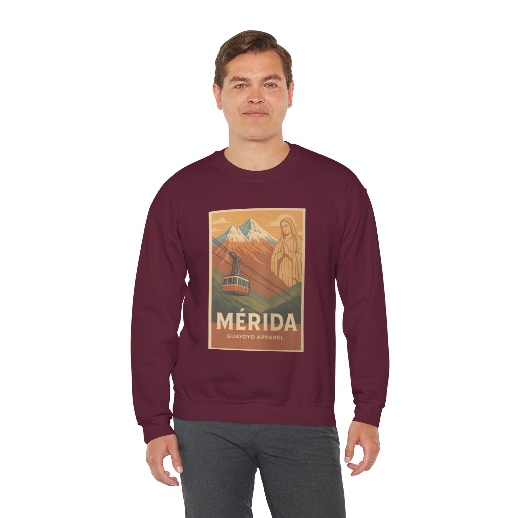 Mérida Cable Car Vintage Poster Sweatshirt