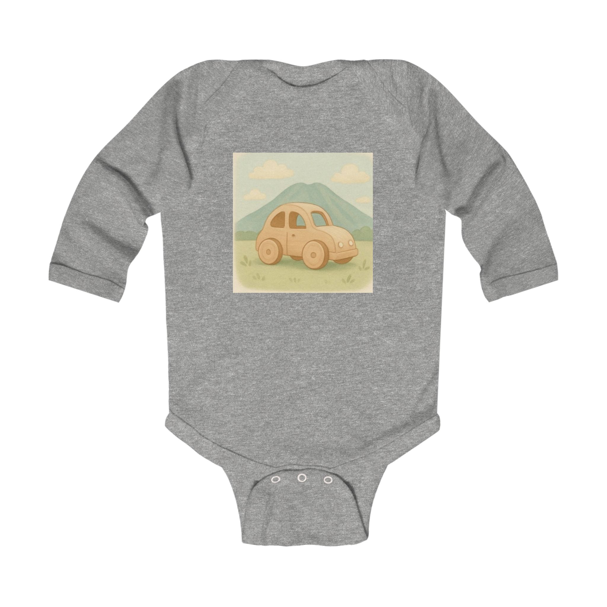 Infant Bodysuit — Cute Retro Car Baby Onesie, Vintage Road Trip Nursery Gift