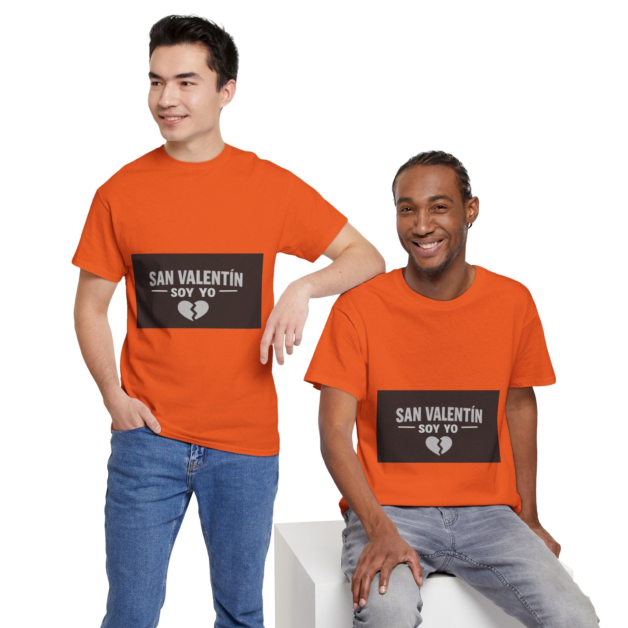 Valentine Soy Yo T-Shirt — "San Valentín Soy Yo" Broken Heart Tee