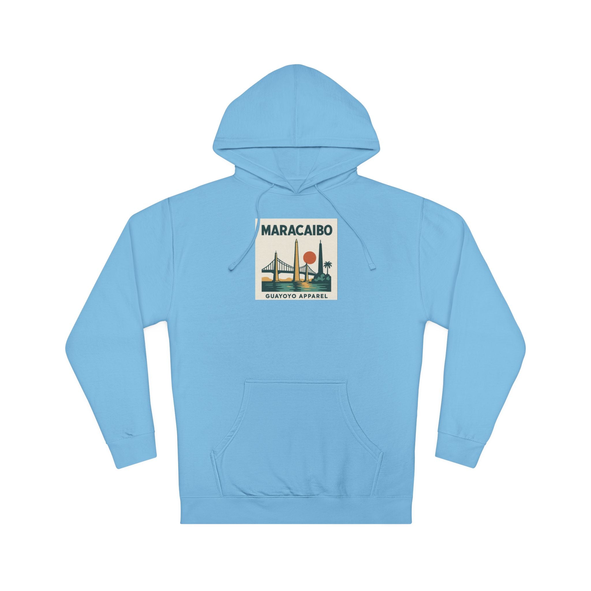 Maracaibo Vintage Travel Hoodie – Retro Sunset Bridge Graphic