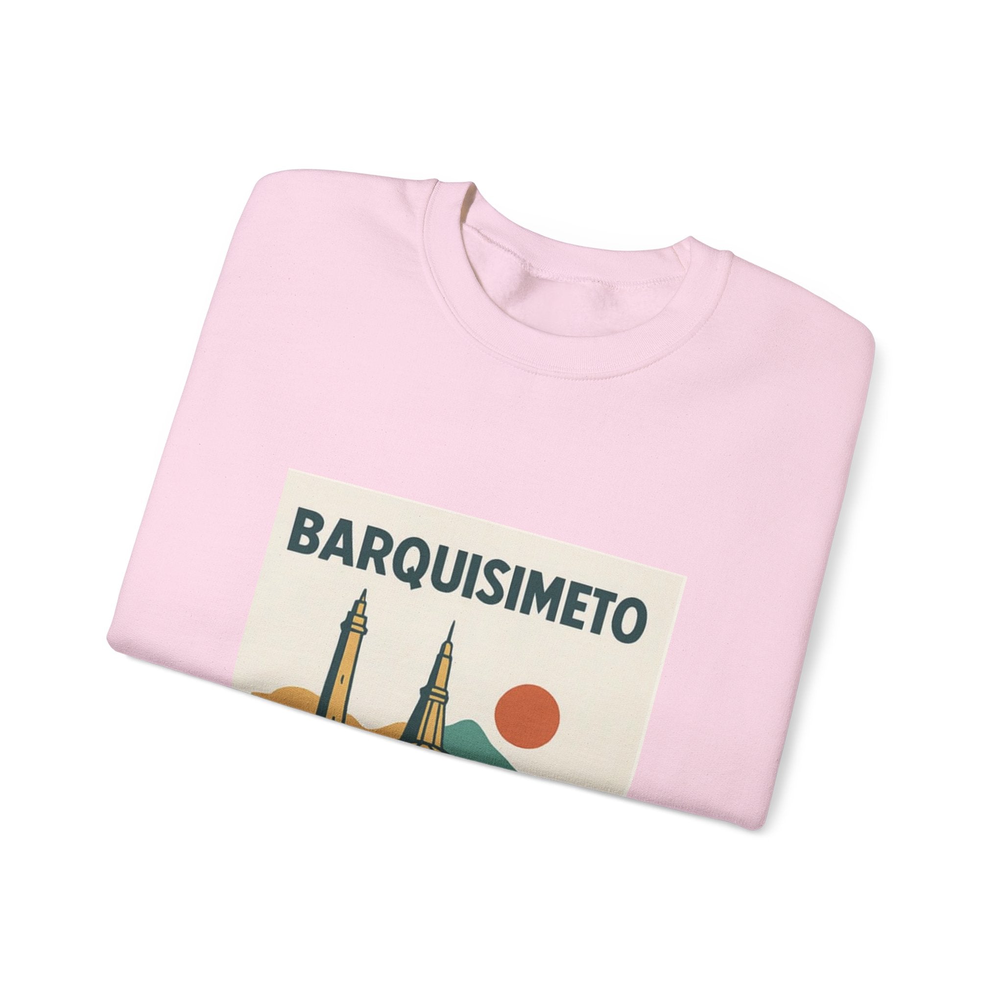 Barquisimeto Landmark Sweatshirt — Retro Cityscape Guayoyo Apparel