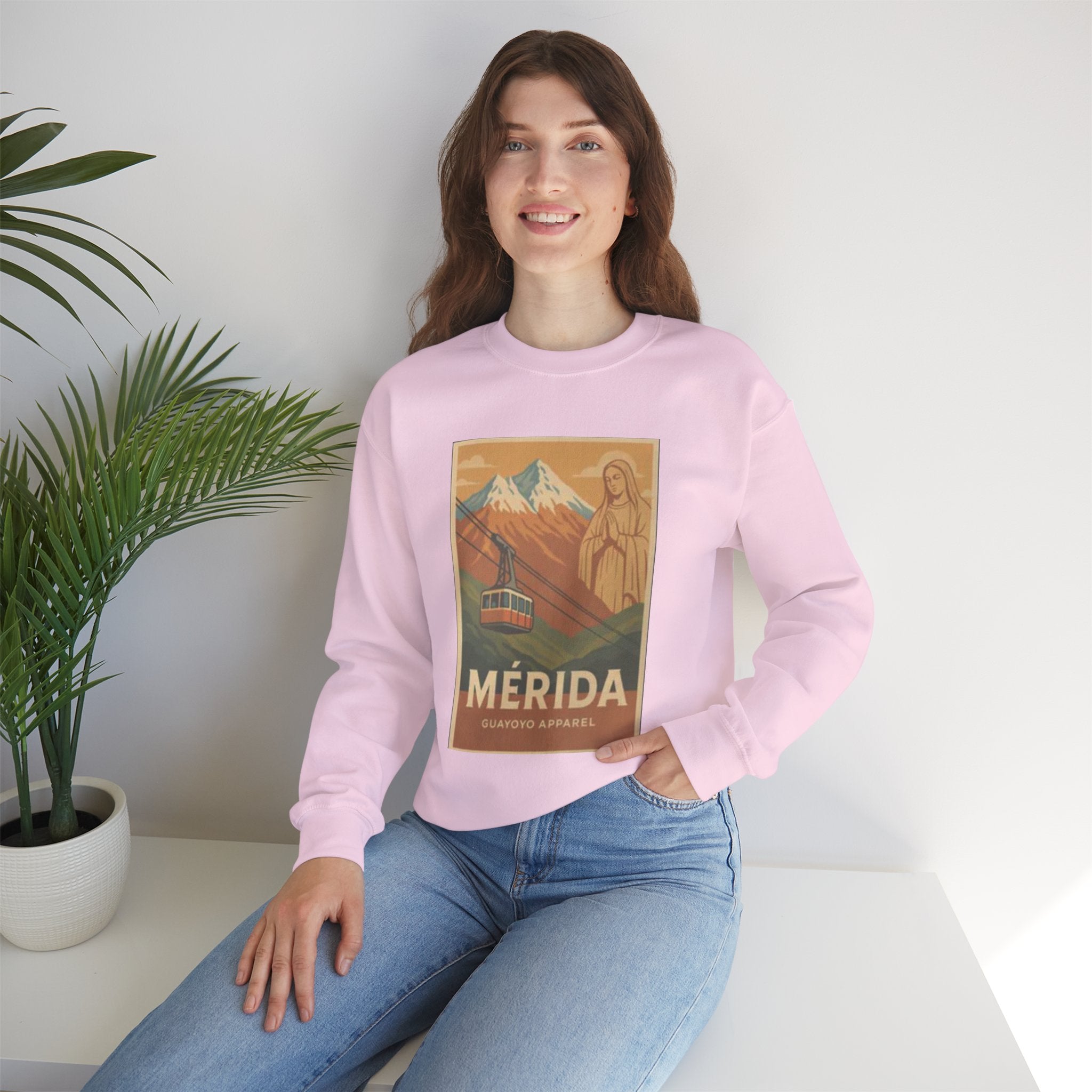 Mérida Cable Car Vintage Poster Sweatshirt