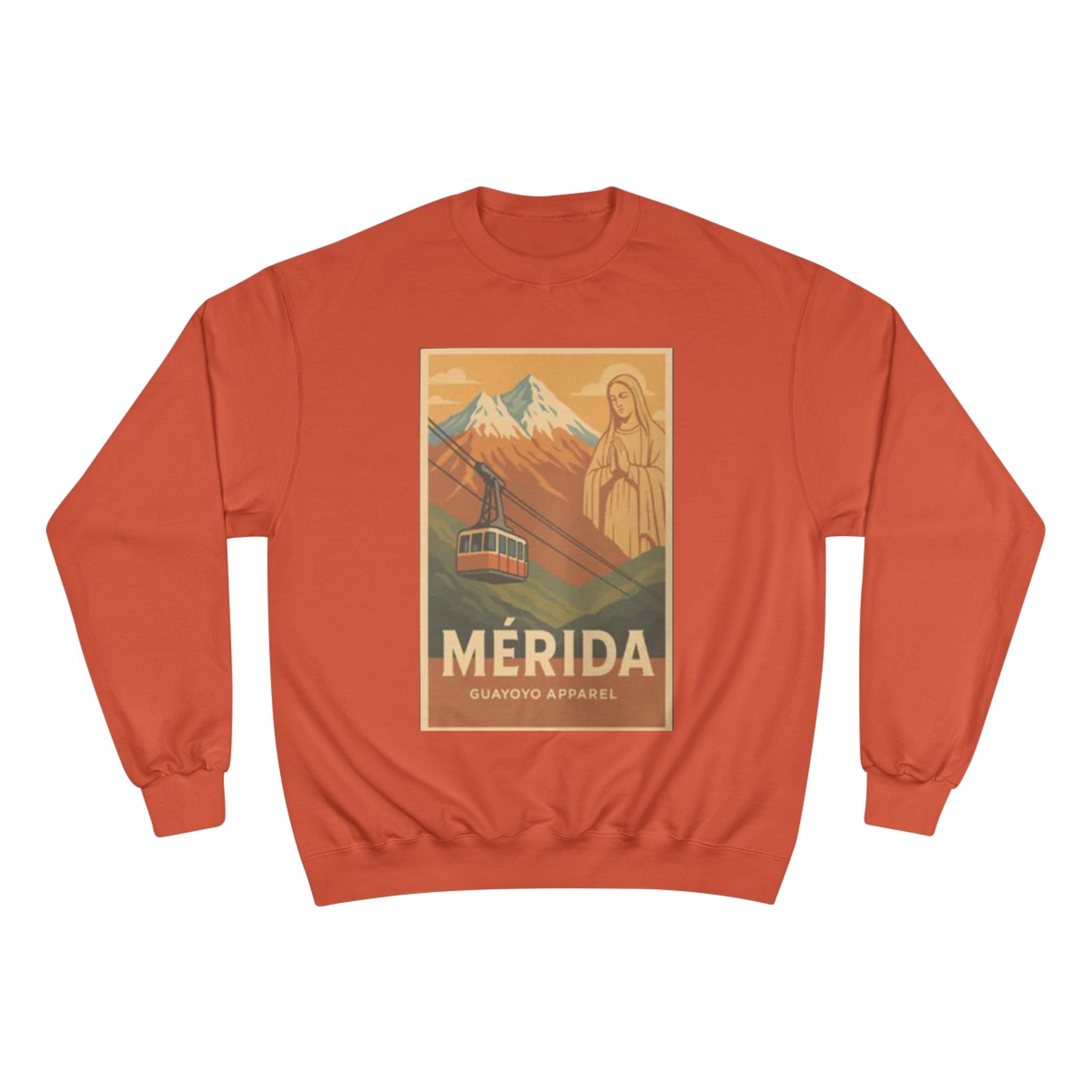 Mérida Retro Travel Sweatshirt — Vintage Mountain Cable Car Graphic