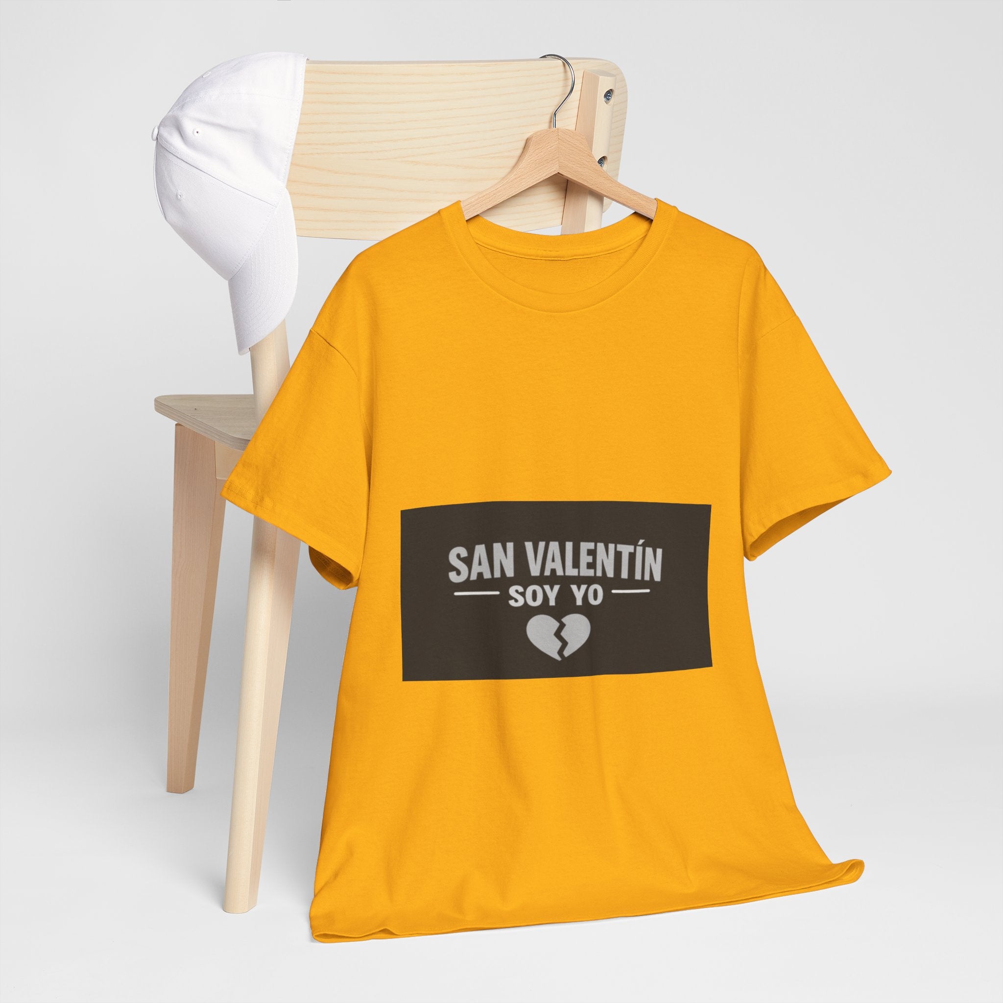 Valentine Soy Yo T-Shirt — "San Valentín Soy Yo" Broken Heart Tee