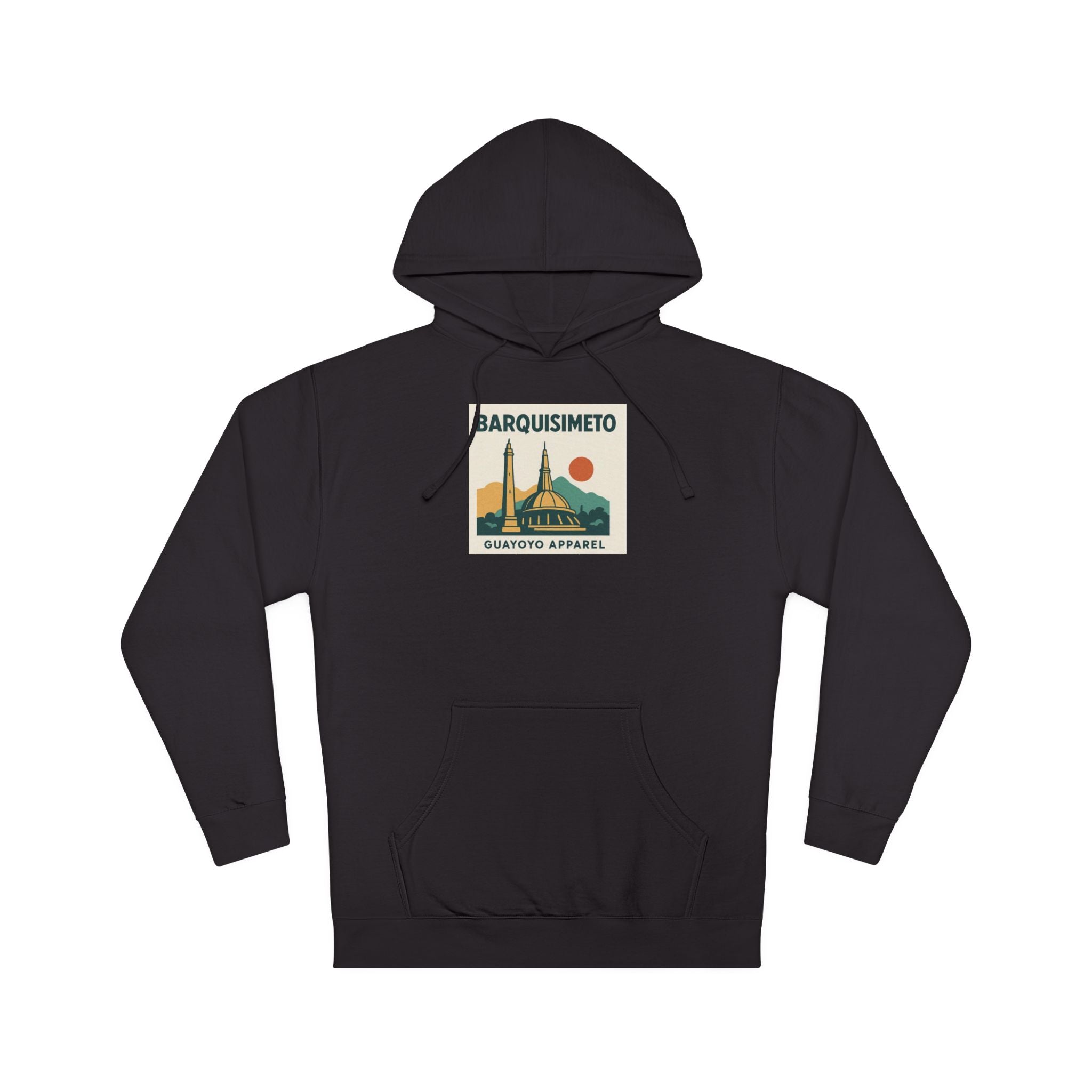 Barquisimeto Retro Skyline Hoodie — Venezuela Travel Vintage Graphic Hooded Sweatshirt