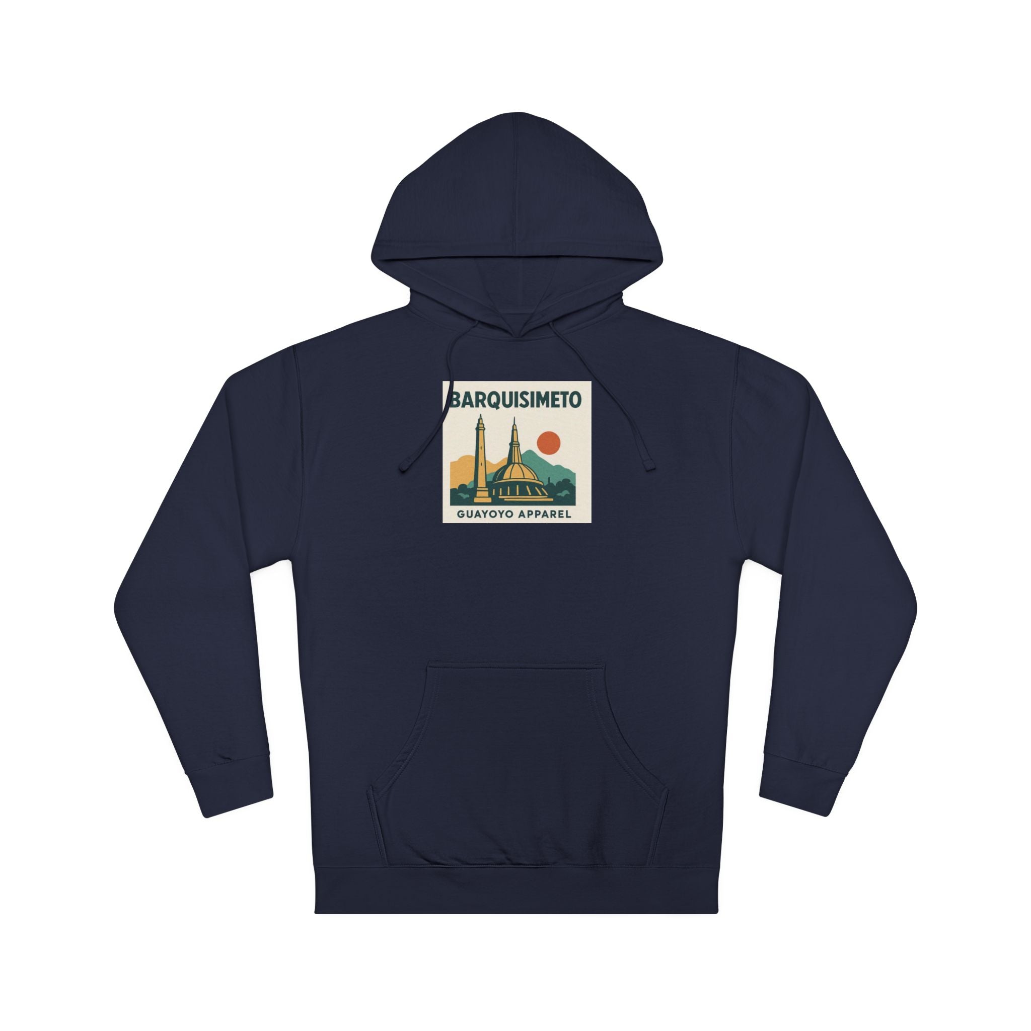 Barquisimeto Retro Skyline Hoodie — Venezuela Travel Vintage Graphic Hooded Sweatshirt