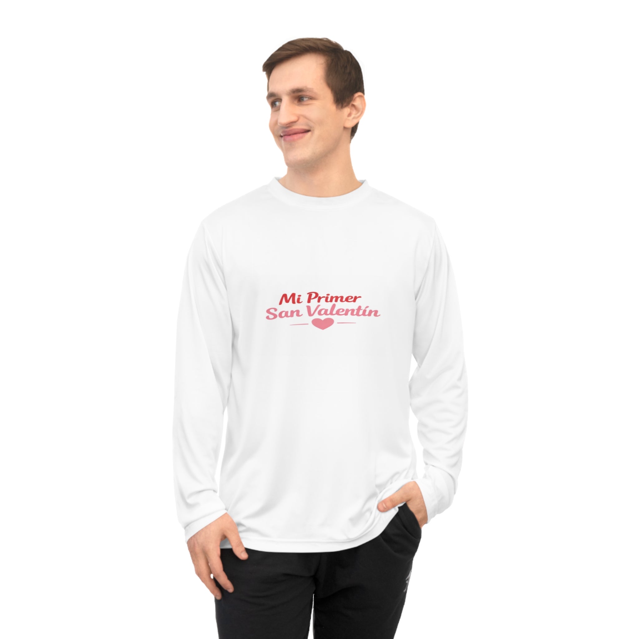 'Mi Primer San Valentín' Long Sleeve Shirt – Baby's First Valentine Performance Tee