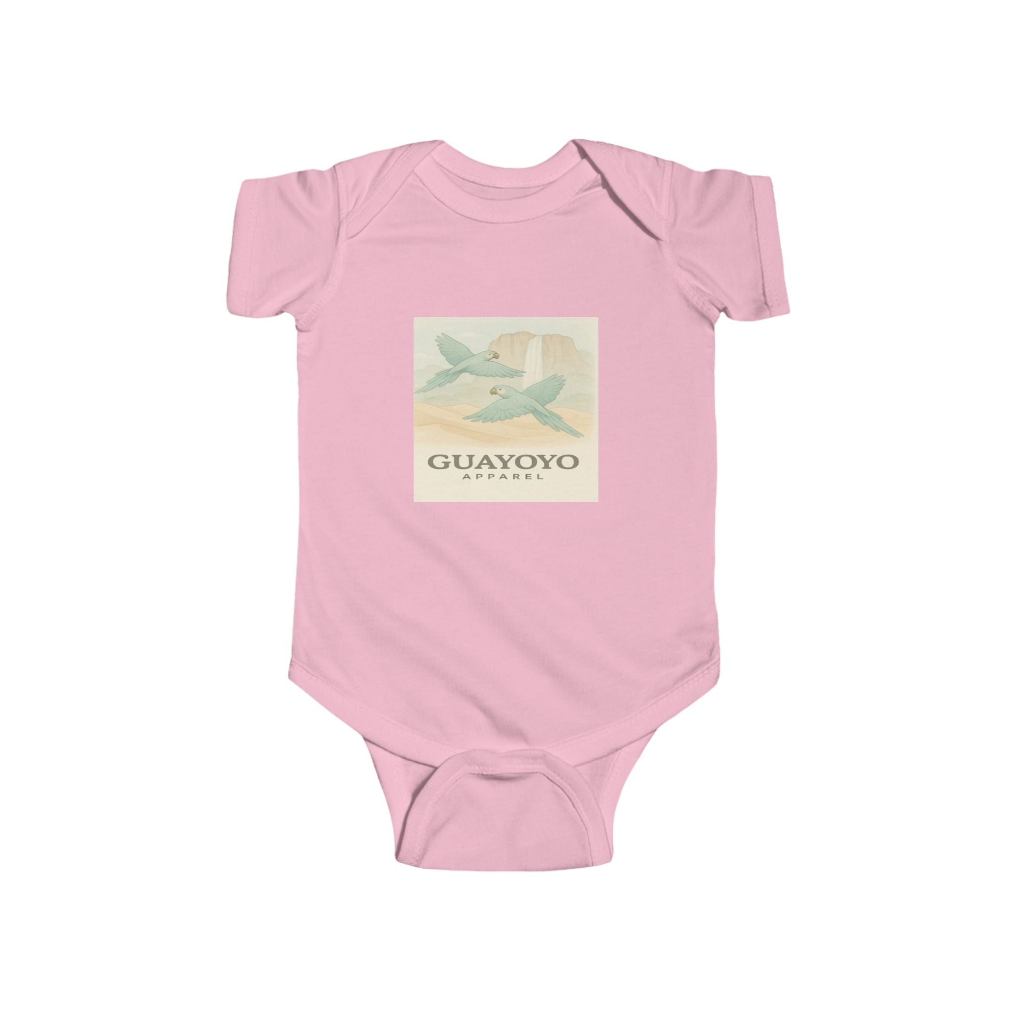 Guayoyo Coffee Infant Bodysuit — Vintage Coffee Plane Graphic Baby Onesie
