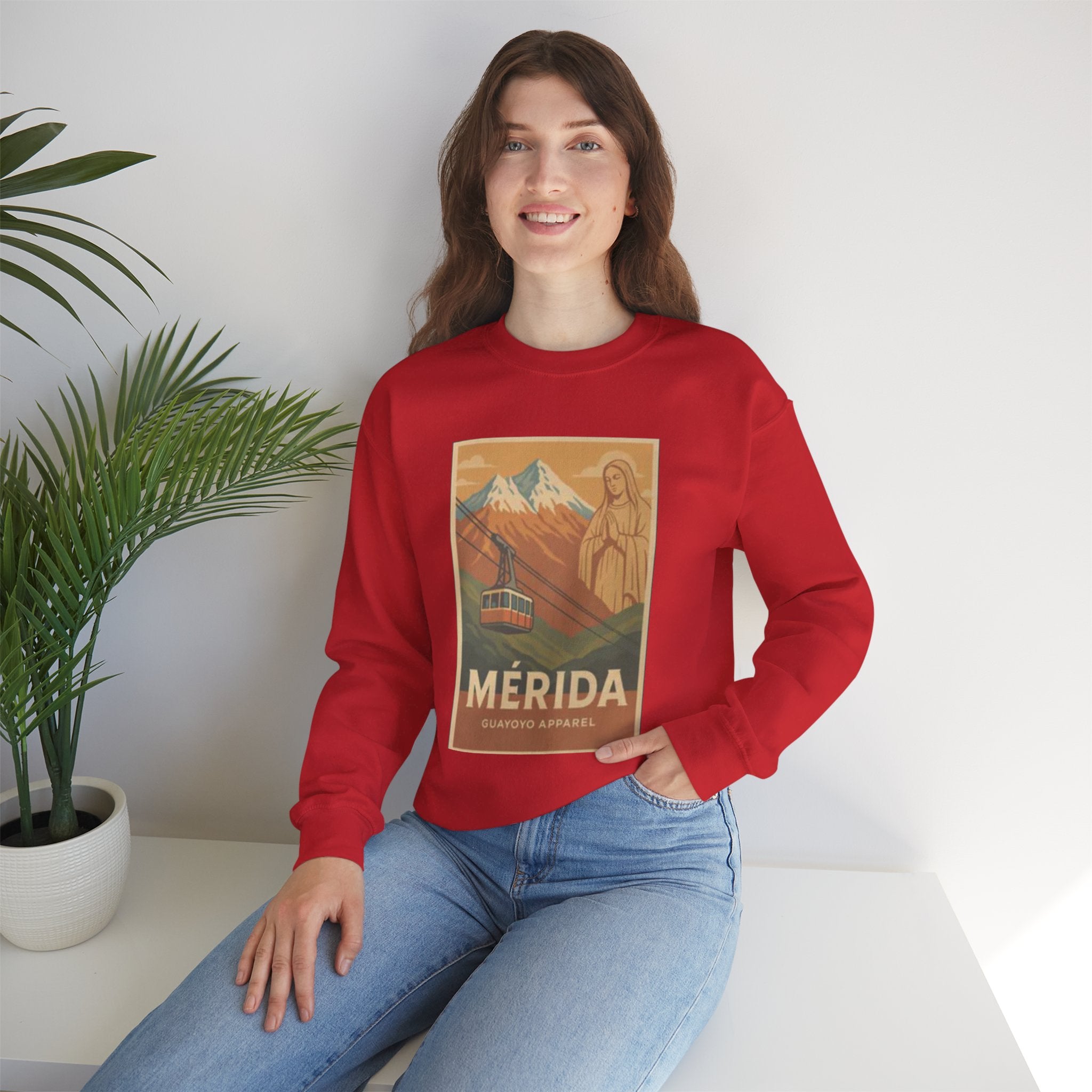 Mérida Cable Car Vintage Poster Sweatshirt