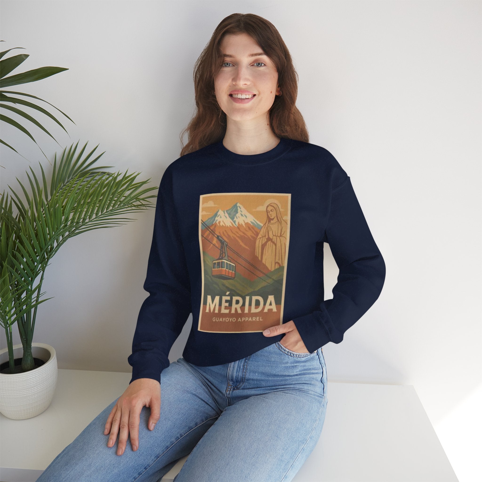 Mérida Cable Car Vintage Poster Sweatshirt