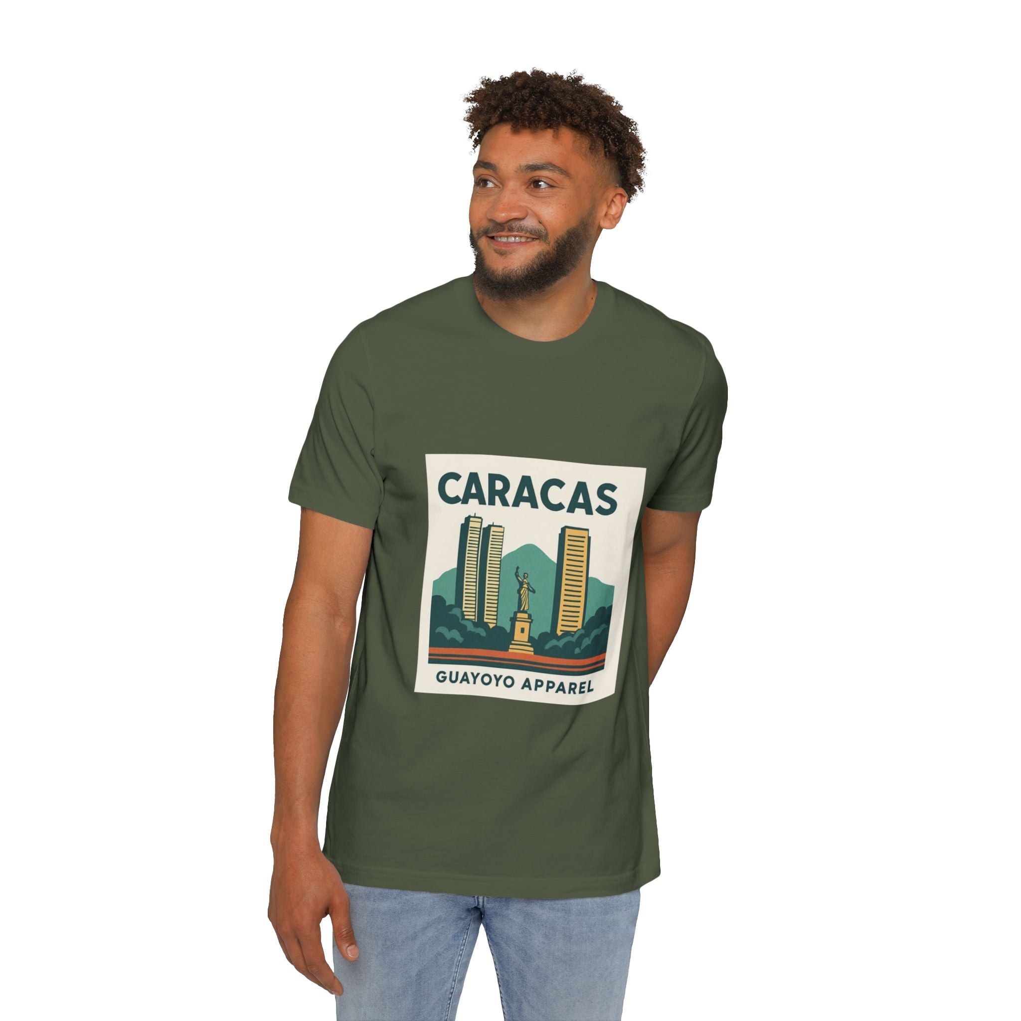 Caracas Retro Skyline T-Shirt — Vintage Cityscape Tee