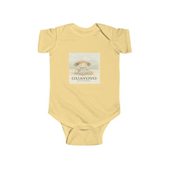Baby Bodysuit — Cute Cartoon Sheep with 'GUAJOY0' Vintage Nursery Graphic