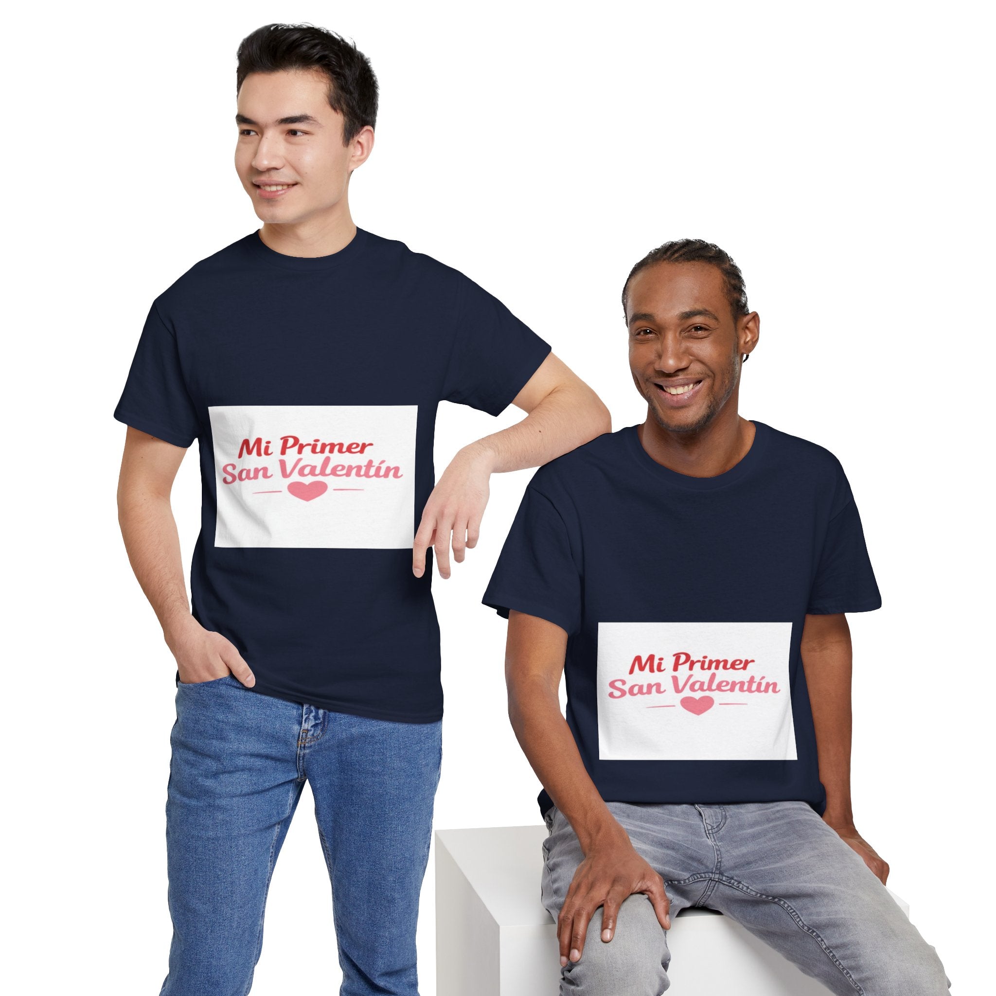 T-Shirt — "Mi Primer San Valentín"  First Valentine Pink Heart