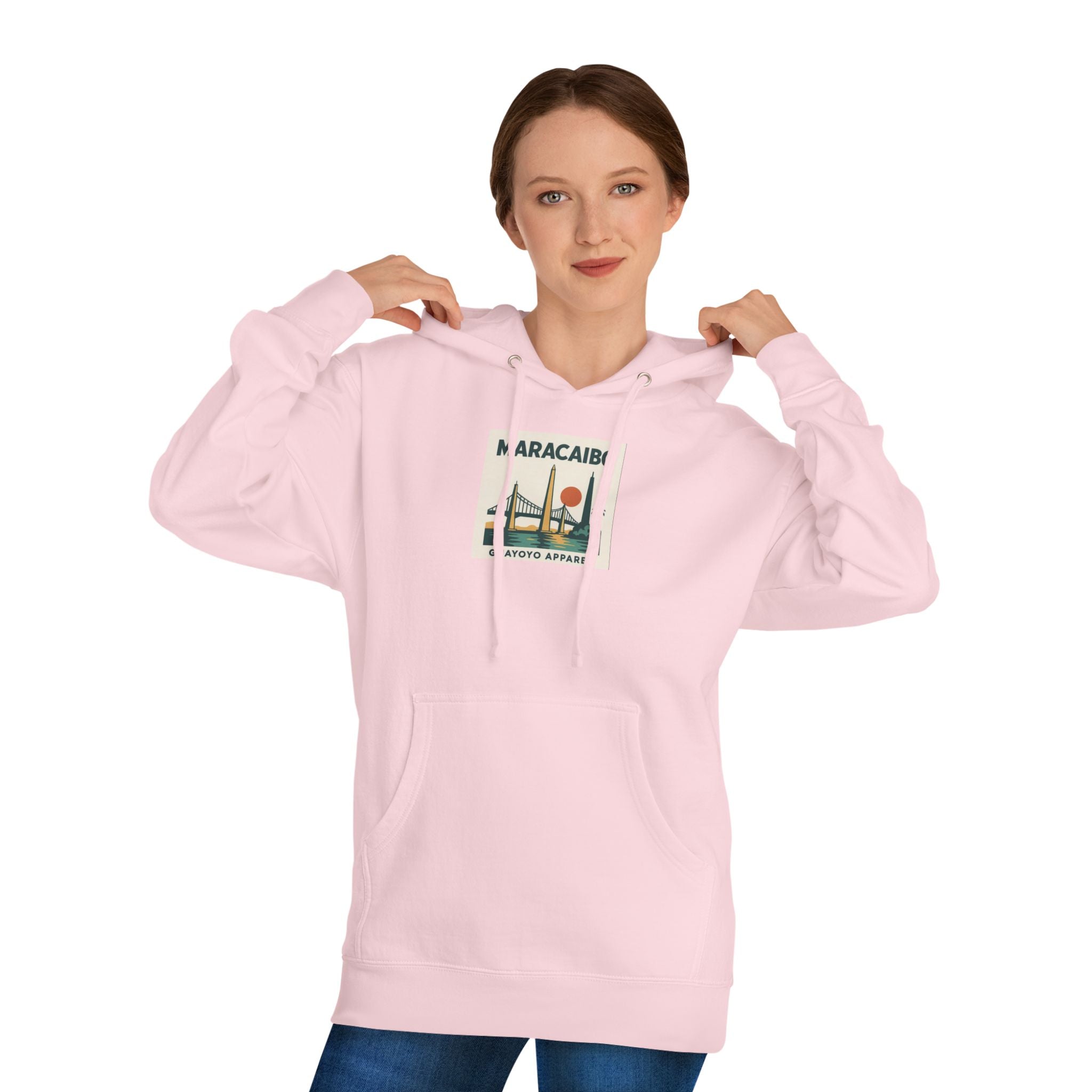 Maracaibo Vintage Travel Hoodie – Retro Sunset Bridge Graphic