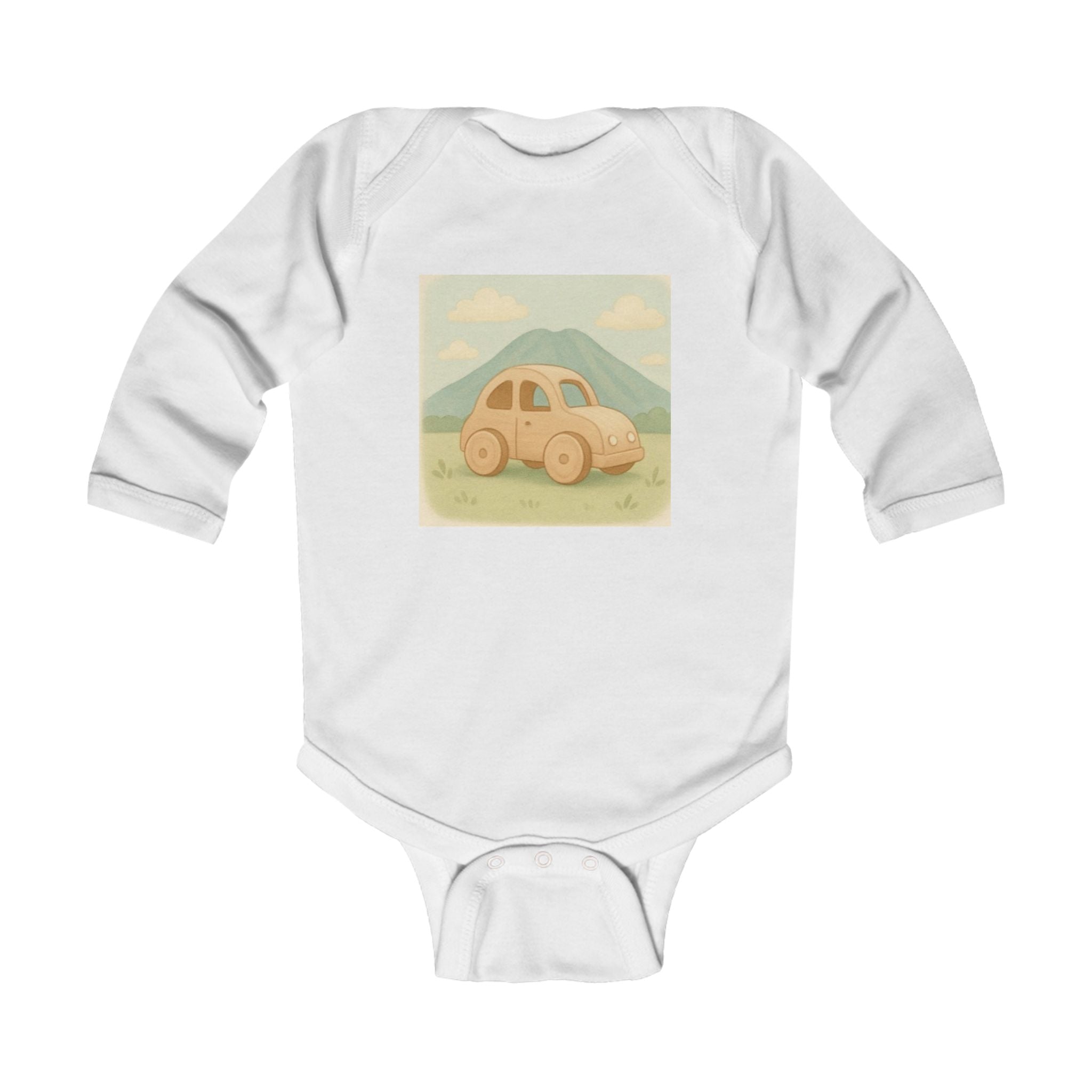 Infant Bodysuit — Cute Retro Car Baby Onesie, Vintage Road Trip Nursery Gift