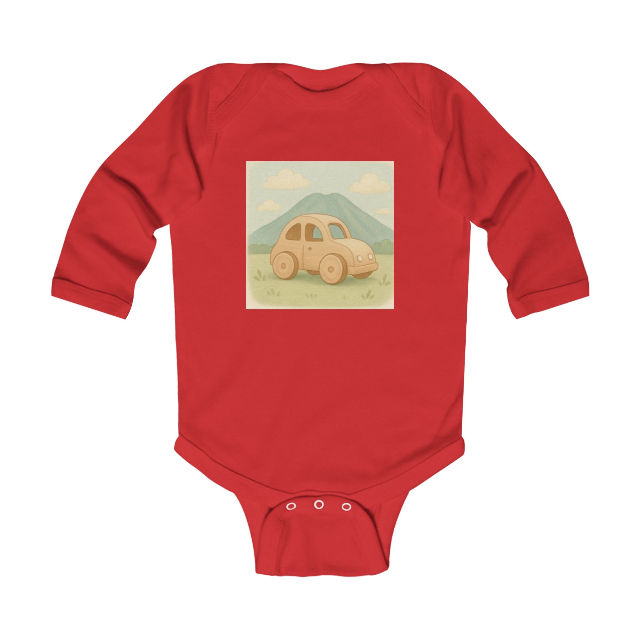 Infant Bodysuit — Cute Retro Car Baby Onesie, Vintage Road Trip Nursery Gift