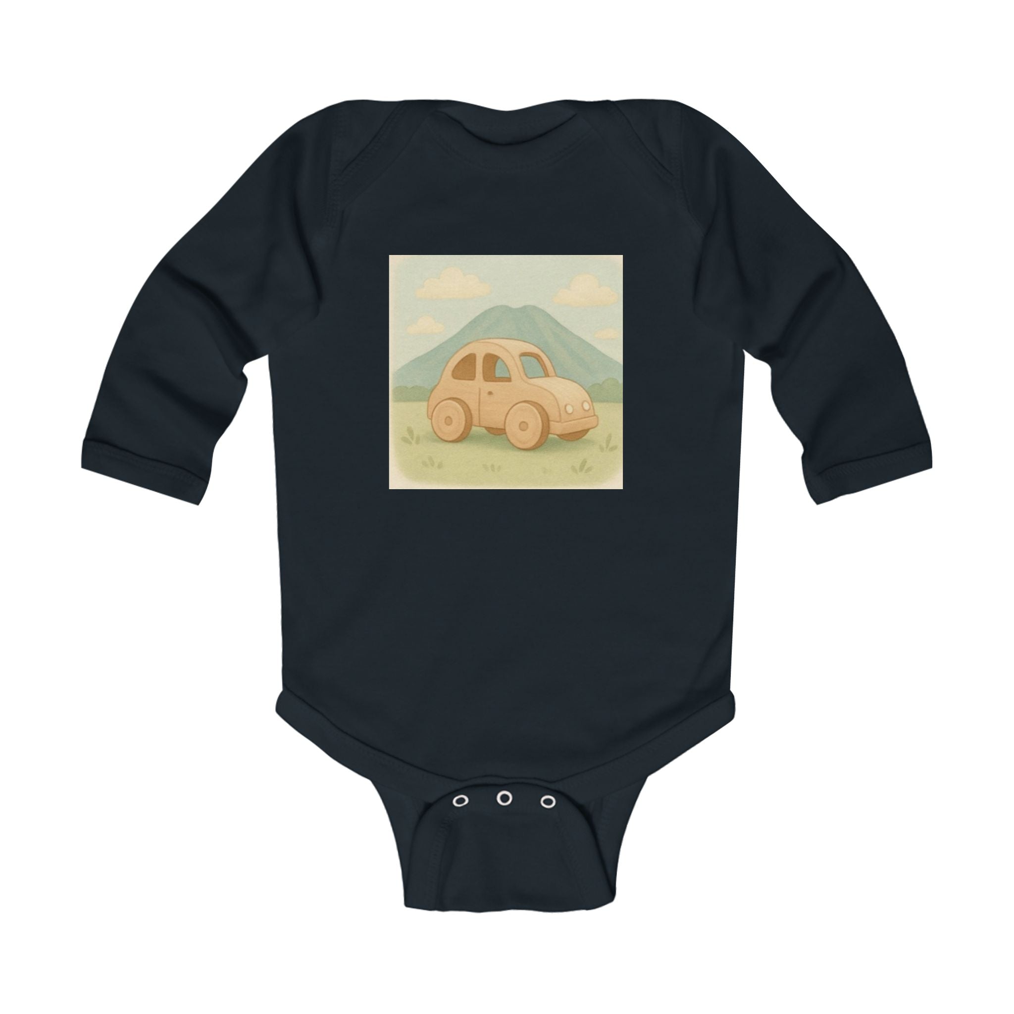 Infant Bodysuit — Cute Retro Car Baby Onesie, Vintage Road Trip Nursery Gift