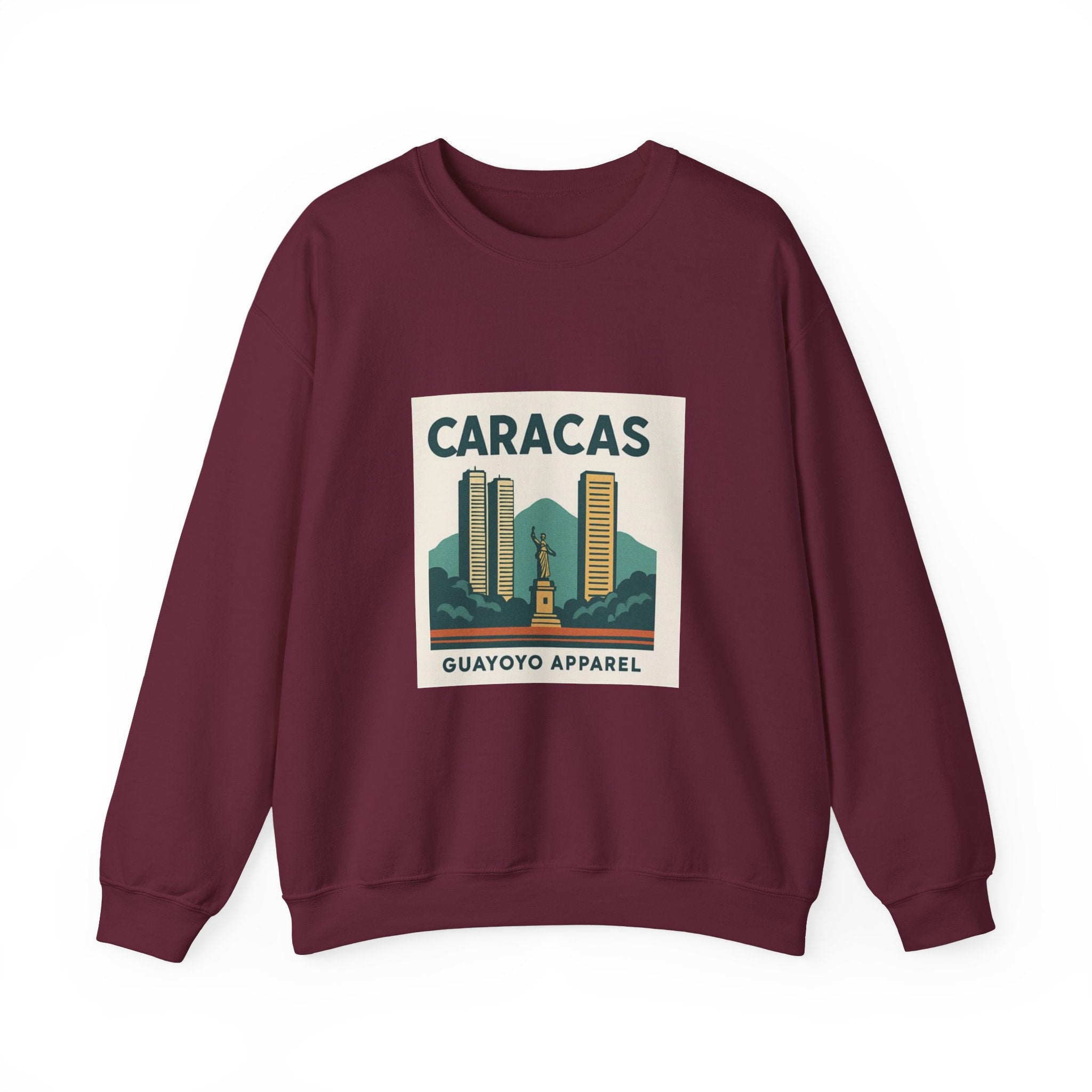 Caracas Vintage Skyline Sweatshirt — Guayoyo Apparel Crewneck