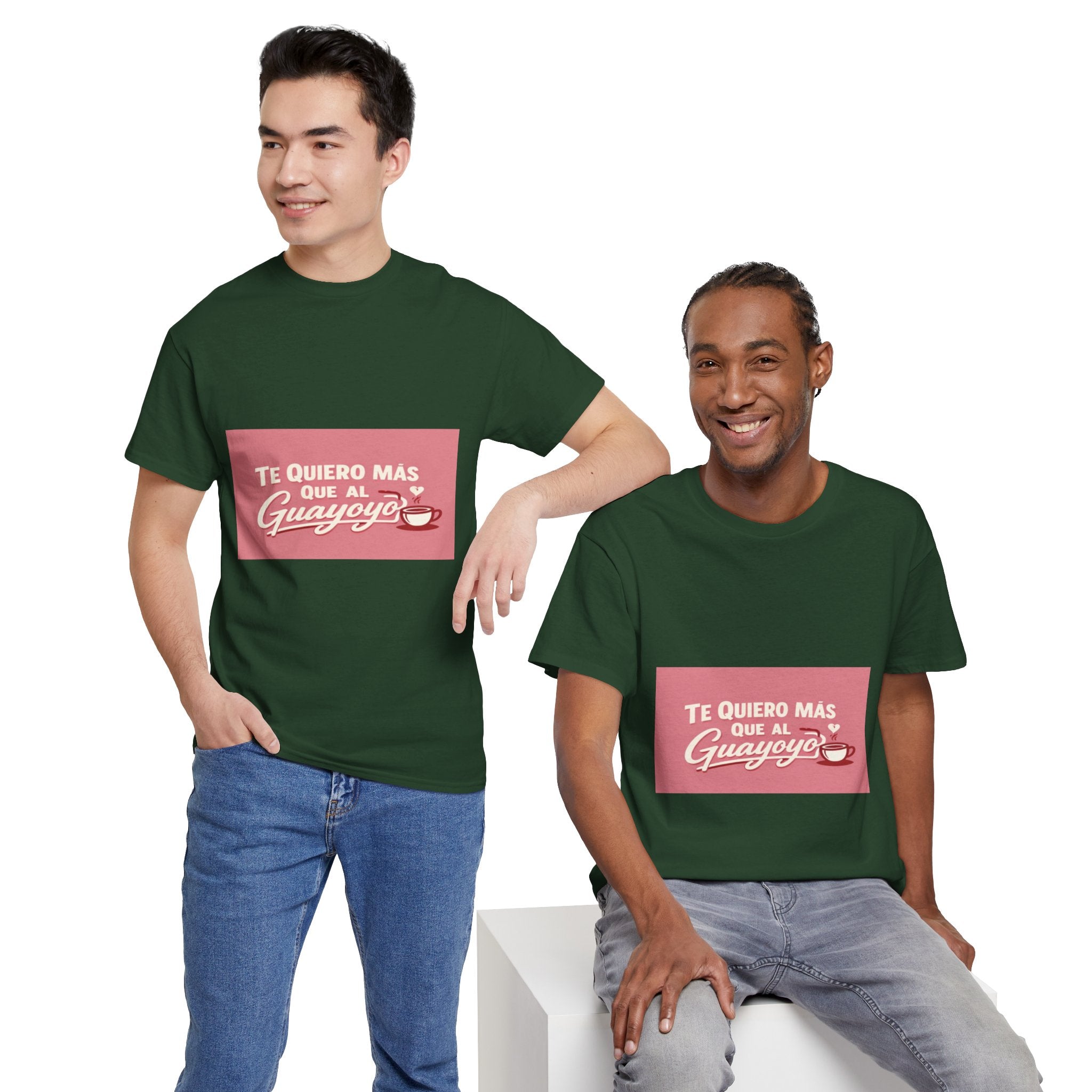 Te Quiero Más Que Al Guayoyo T-Shirt — Spanish Coffee Lover Tee