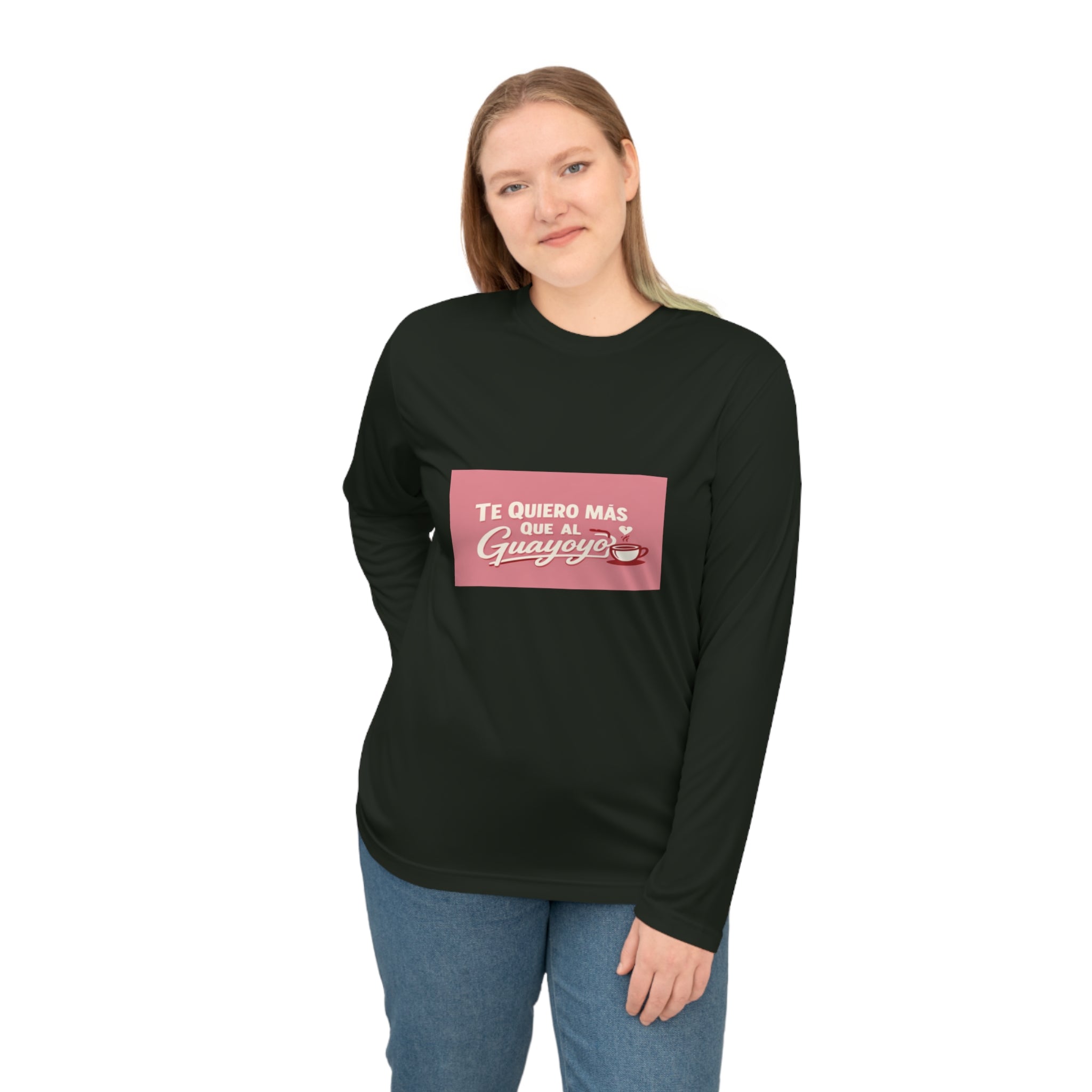 Long Sleeve Shirt — "Te Quiero Más Que al Guayoyo" Spanish Coffee Lover Tee