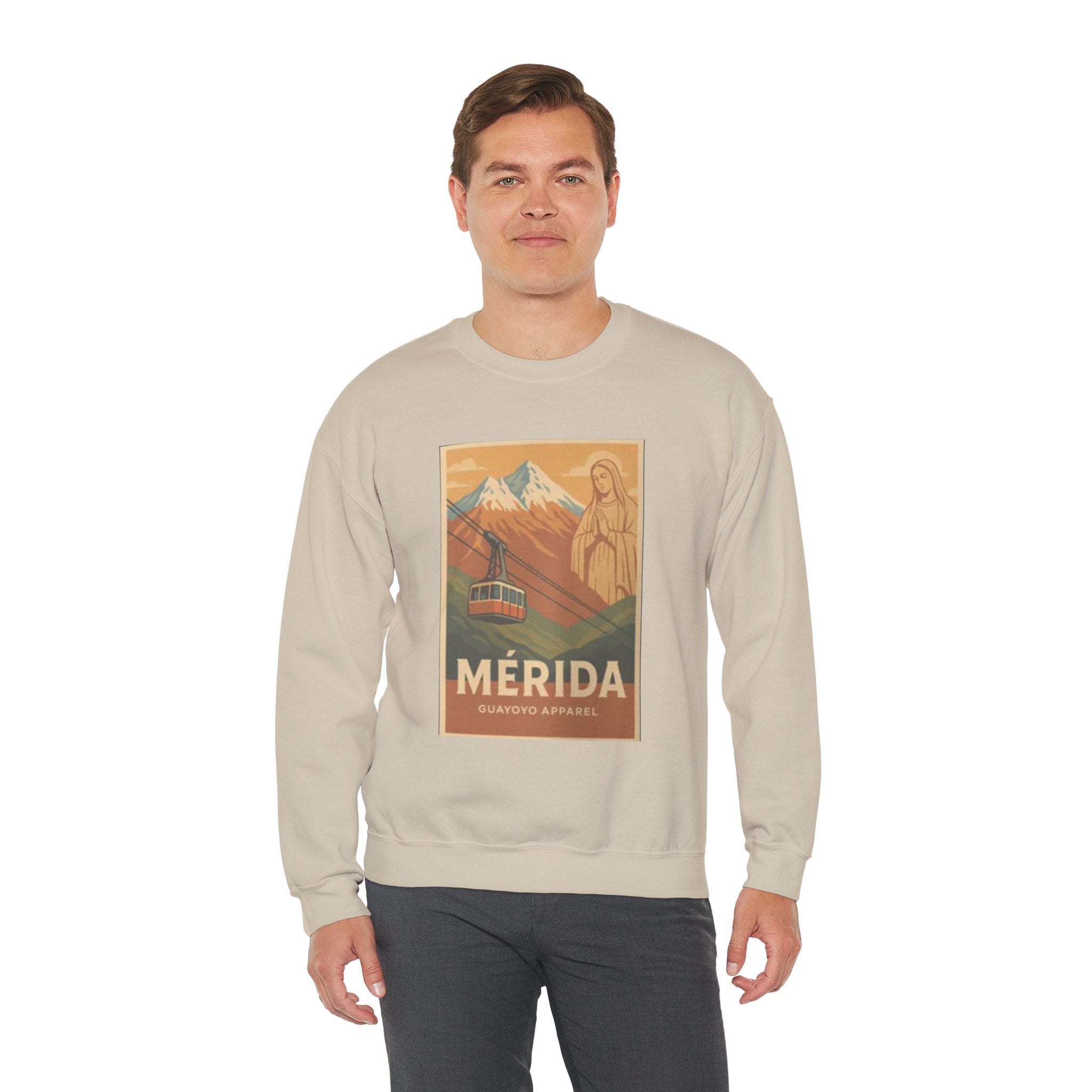 Mérida Cable Car Vintage Poster Sweatshirt