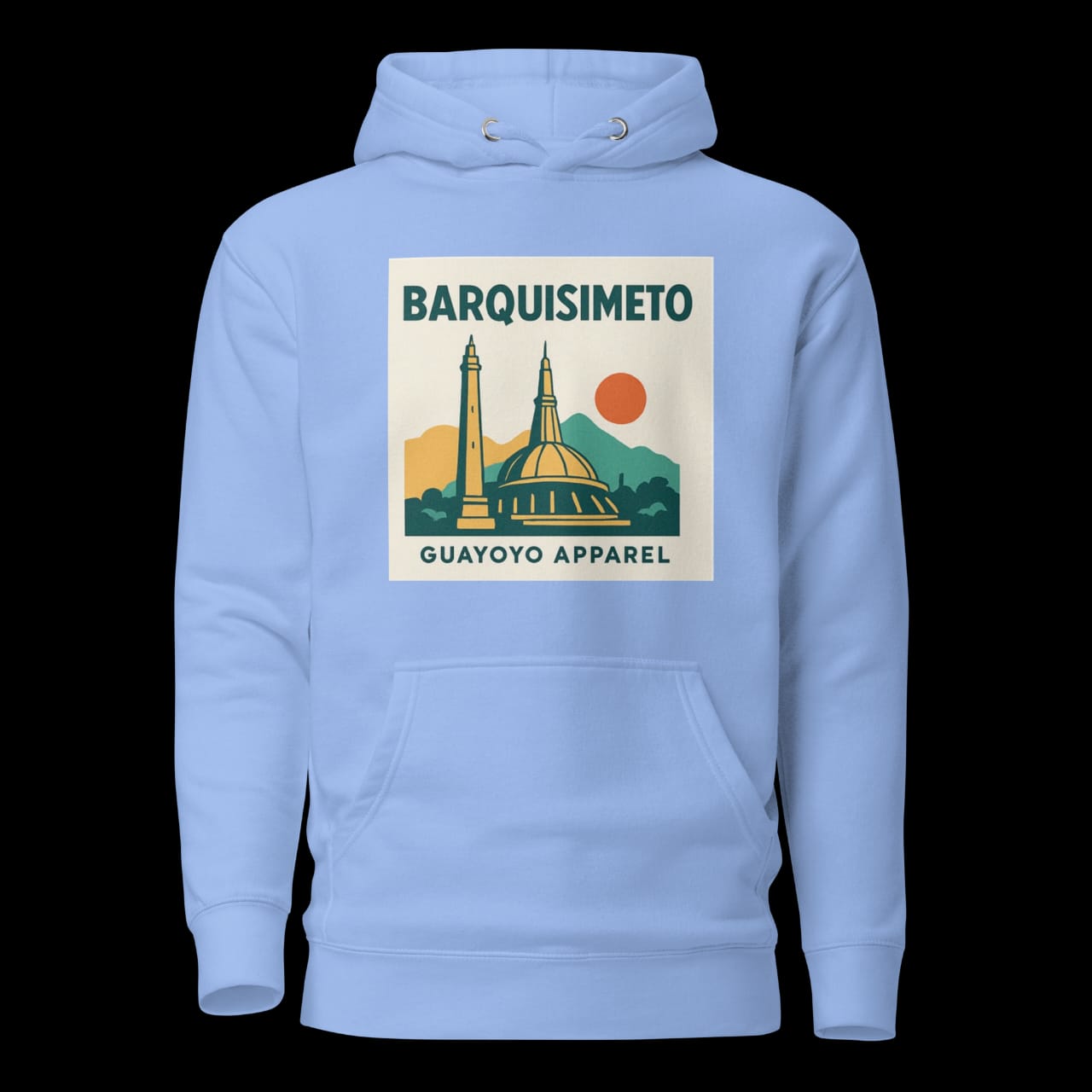 Barquisimeto Landmark Hoodie – Guayoyo Apparel  Blue