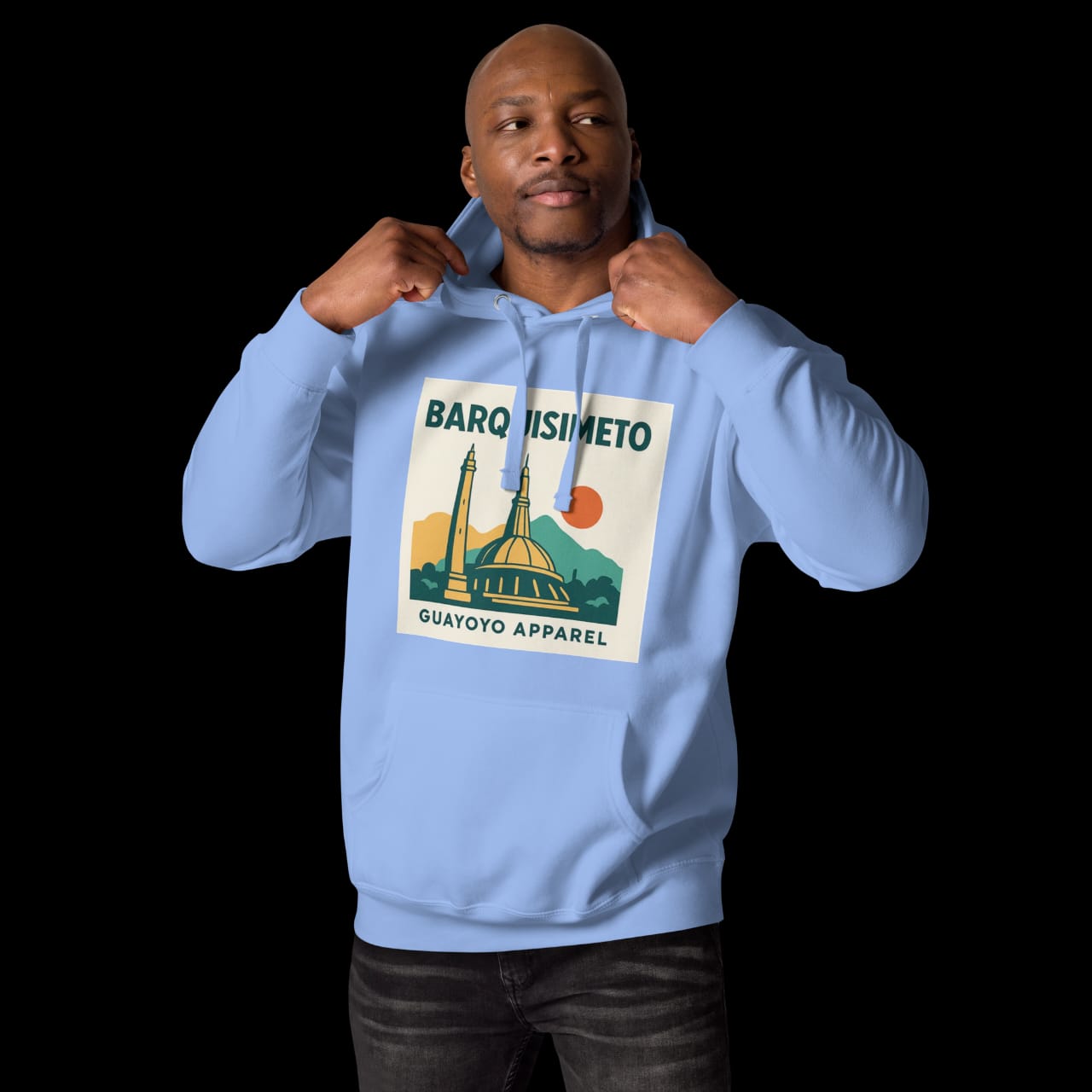 Barquisimeto Landmark Hoodie – Guayoyo Apparel  Blue