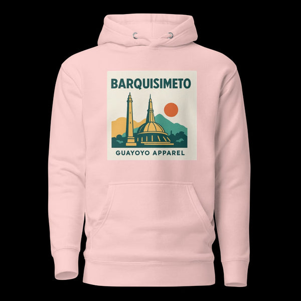 Barquisimeto Landmark Hoodie – Guayoyo Apparel Pink