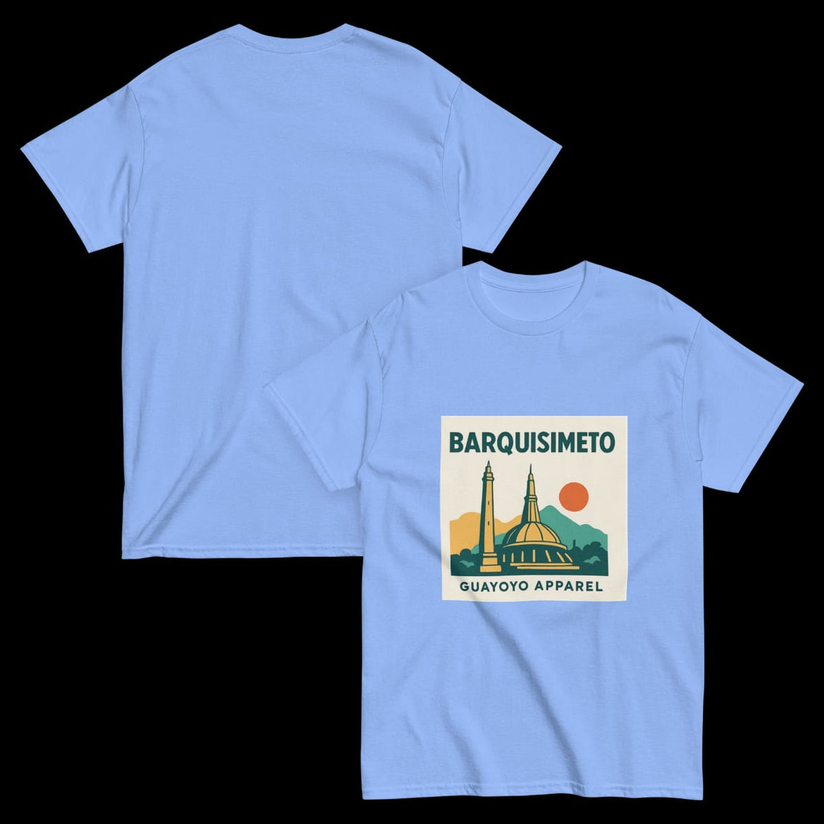 Barquisimeto Landmark Shirt – Guayoyo Apparel  Sky Blue