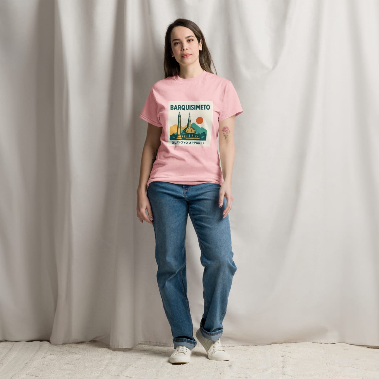Barquisimeto Landmark Shirt – Guayoyo Apparel Pink