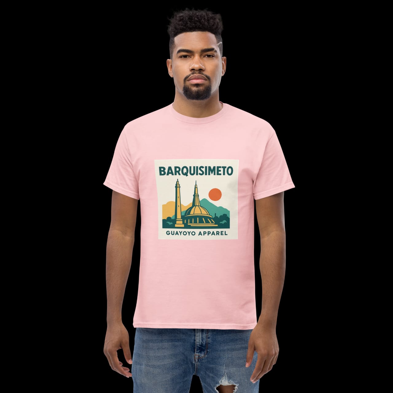Barquisimeto Landmark Shirt – Guayoyo Apparel Pink